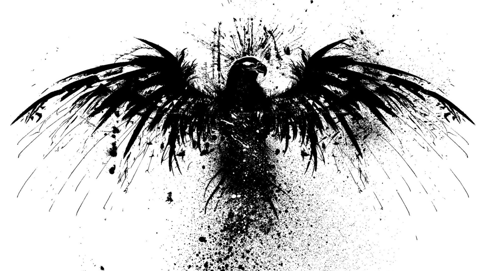 Eagle Tattoo design. Hawk tattoo, Eagle tattoos, Black eagle tattoo