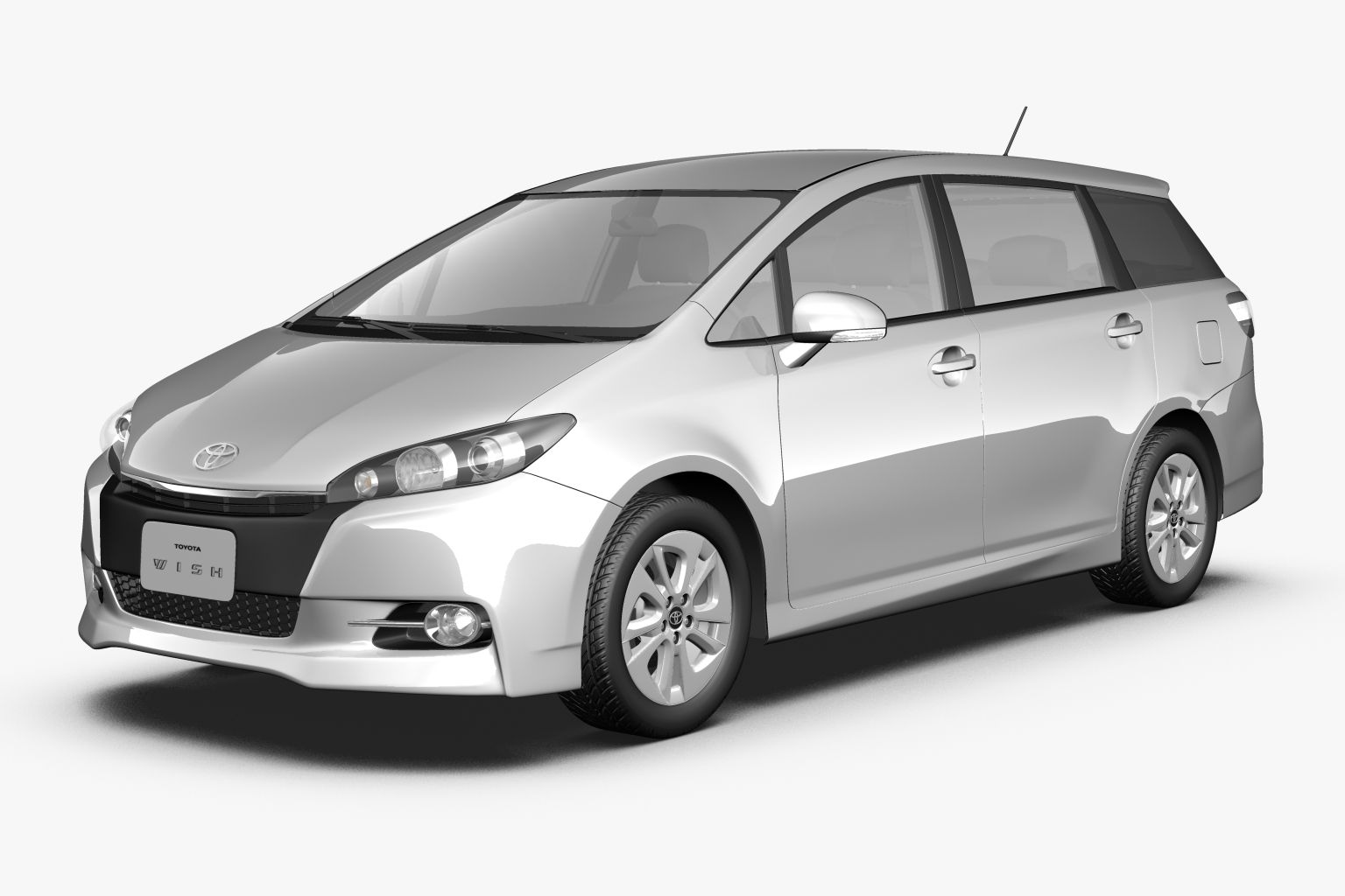 Toyota Wish 3D Model $99 - .max .3Ds .fbx .lwo .obj .xsi .c4d