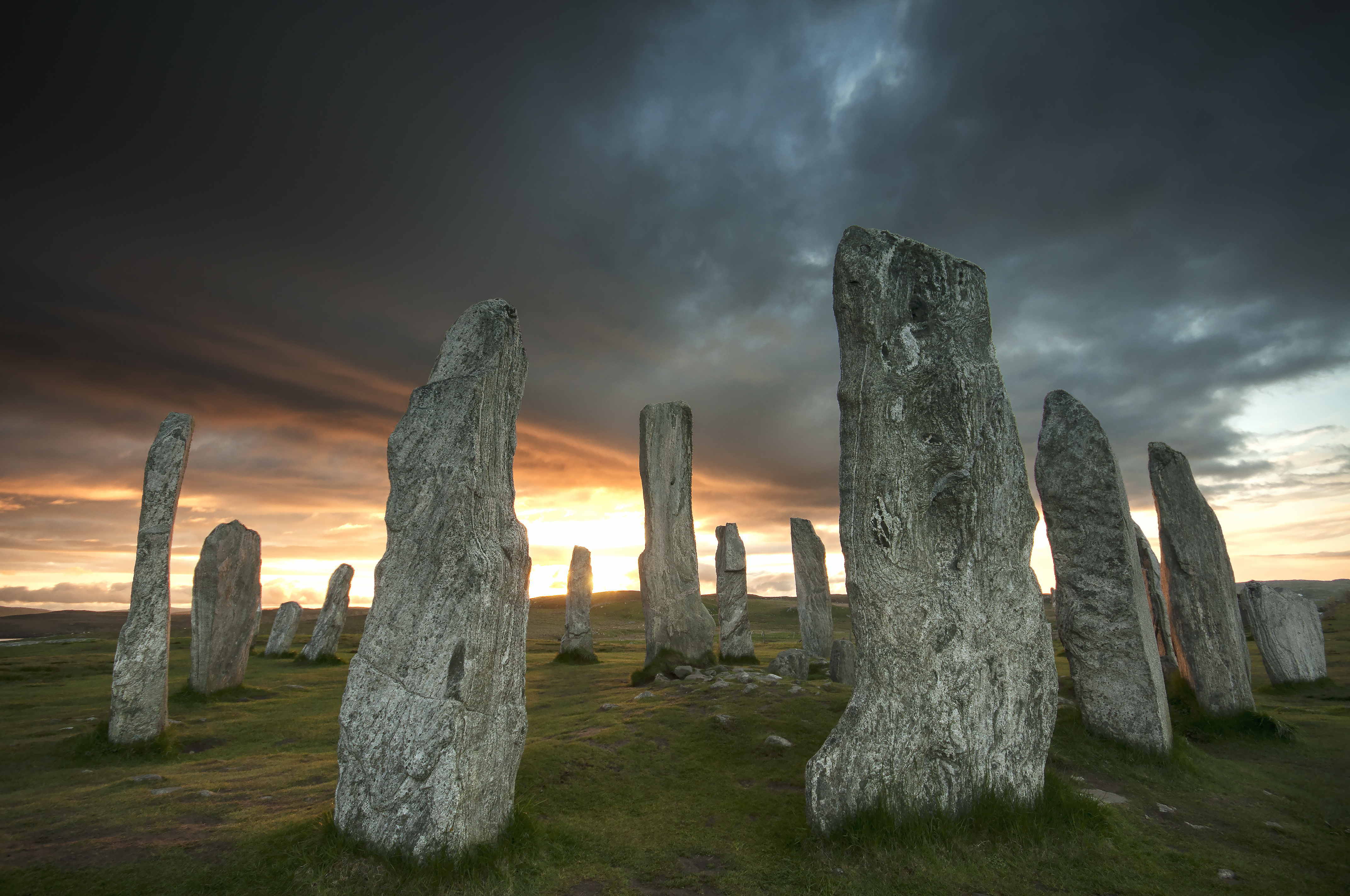 Wallpaper. Nature. photo. picture. Visitor centers in callanish standing stones, Visitor centers in callanish, Isle of Lewis, Scotland