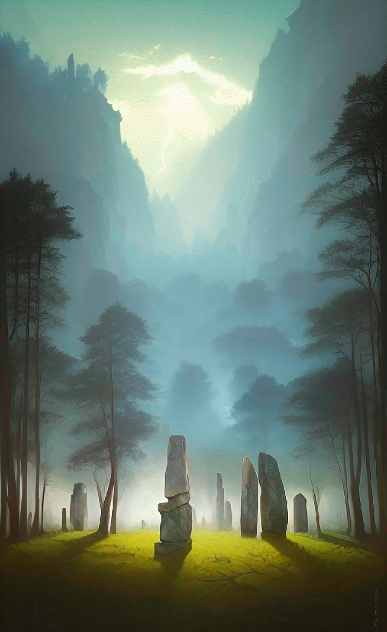 Download Standing Stones Stonehenge Monuments Royalty Free Stock Illustration Image