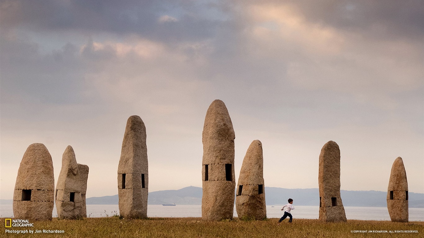 Standing Stones Galicia National Geographic Photo Wallpaper