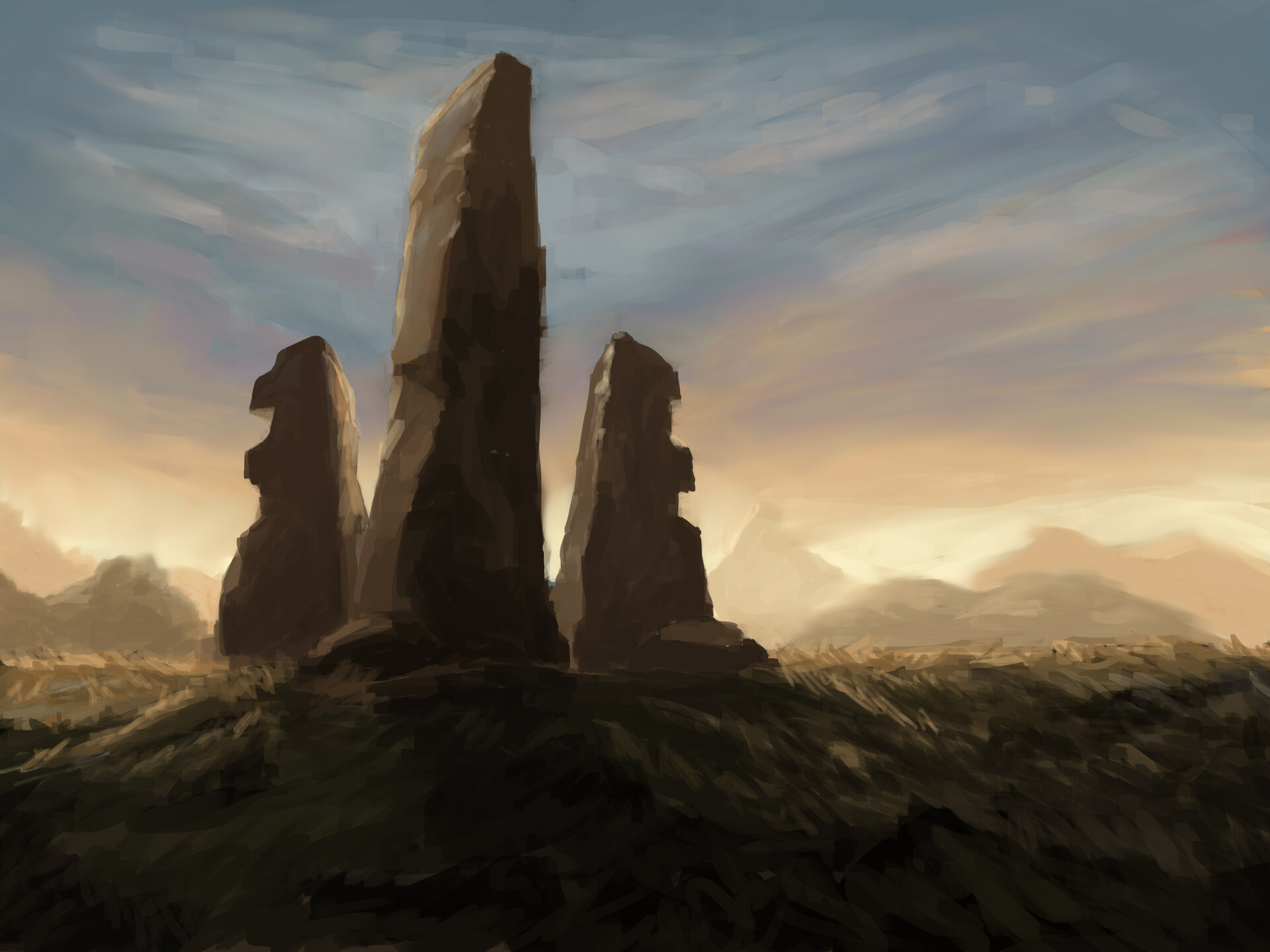 Standing stones