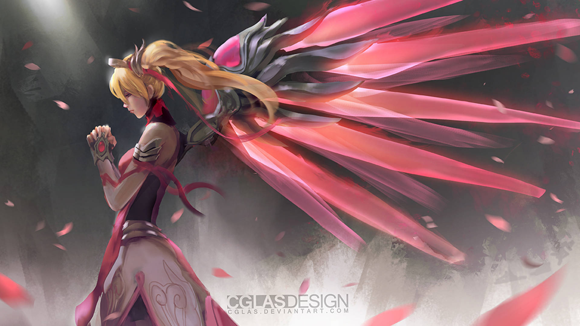 Download Let's Make the World Pink With Mercy Wallpaper
