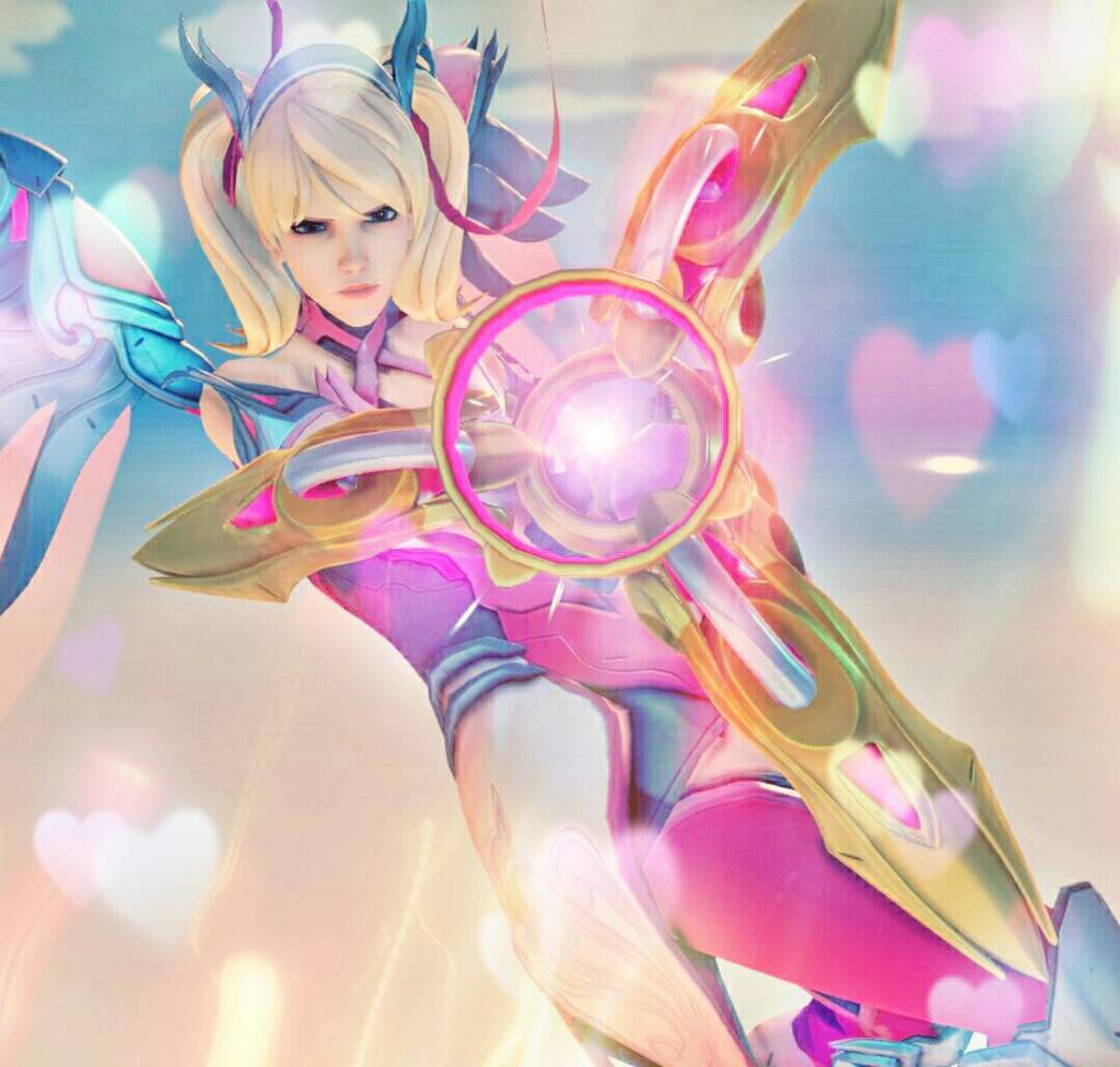 Pink Mercy Wallpaper Edits