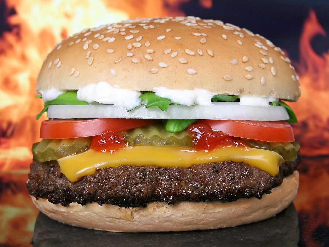Free Burger & Hamburger Image