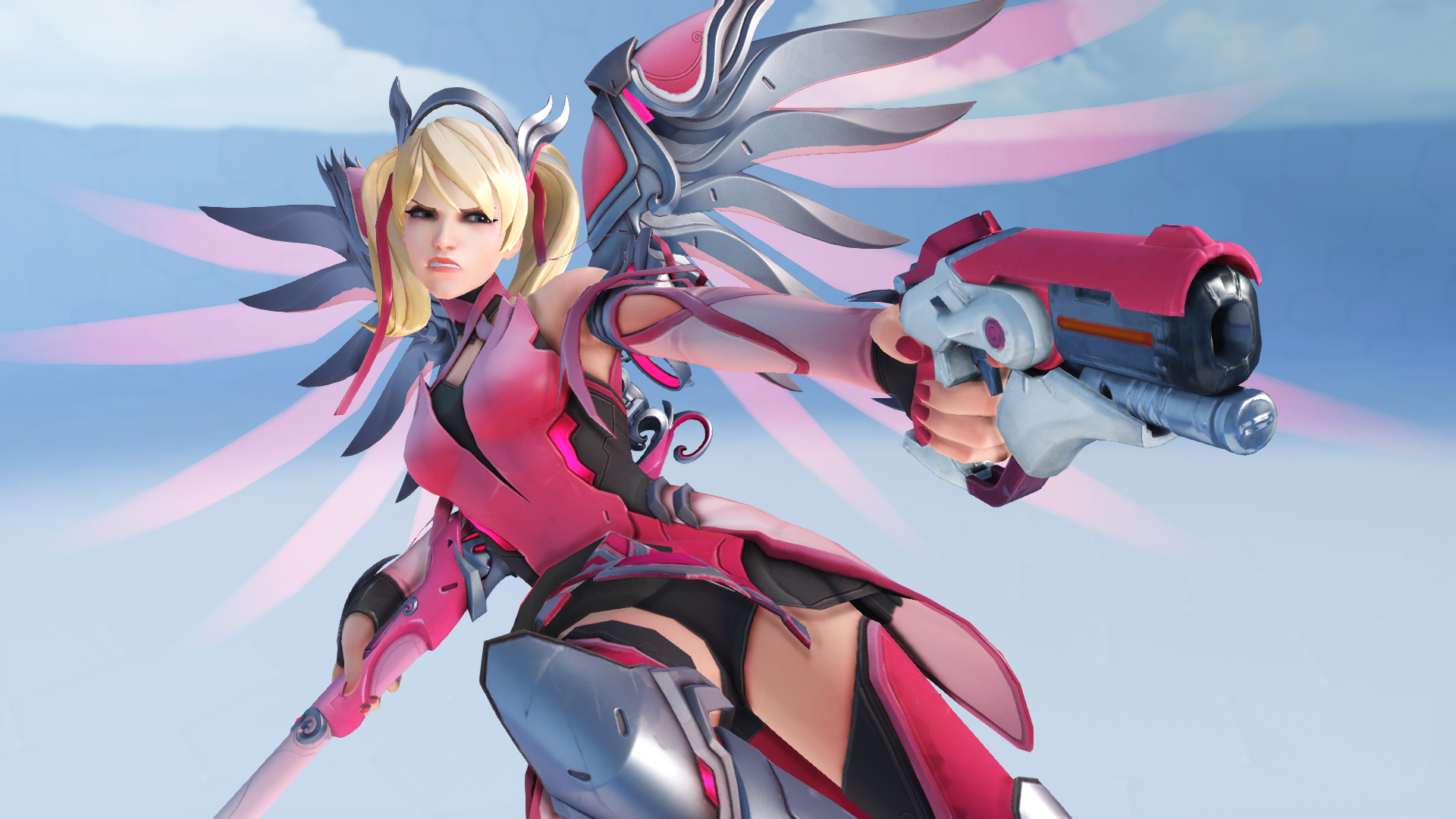 Every time a part of me dies when I remember that I don't have the pink mercy skin