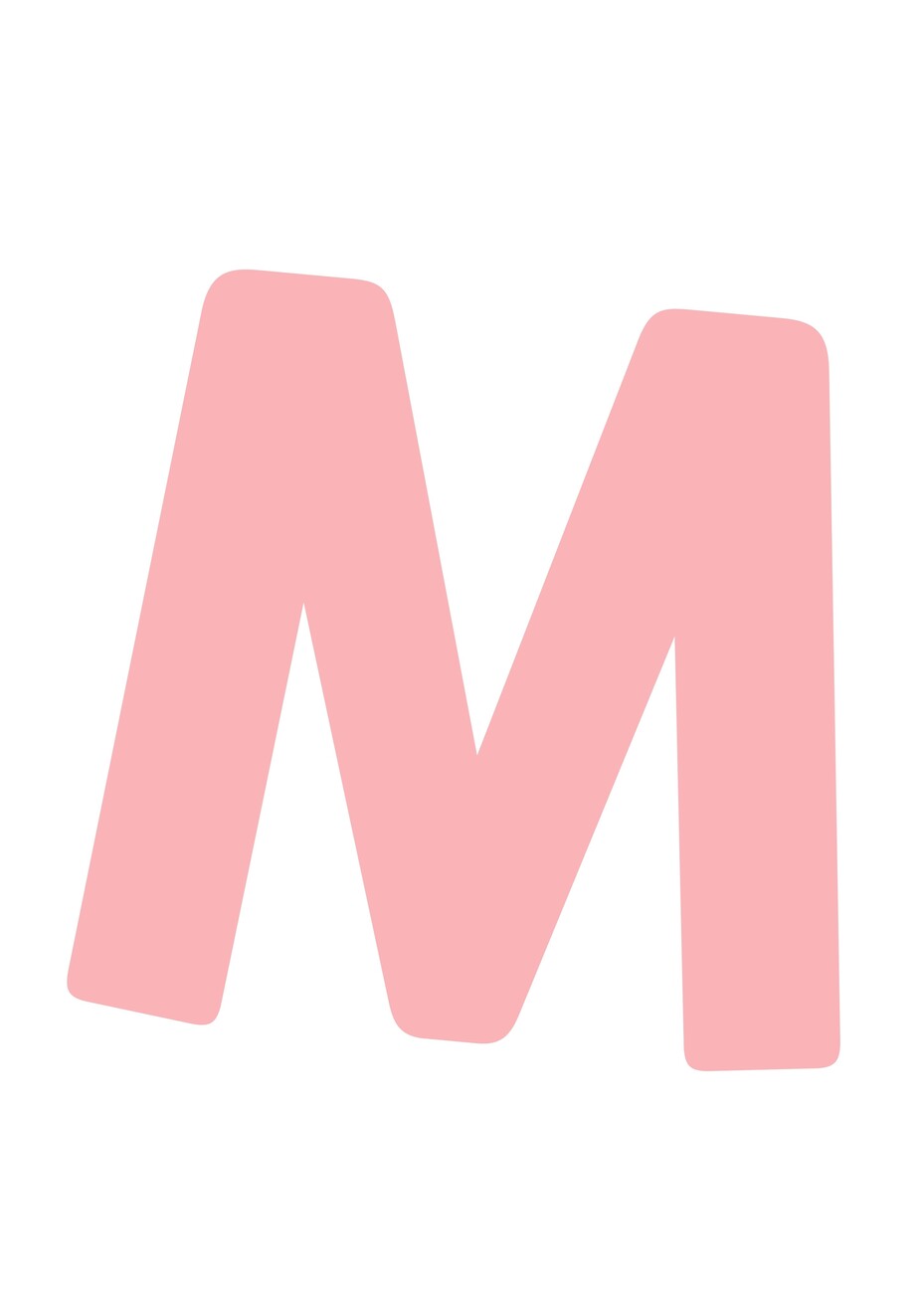 Initial Name Letter M Wall Mural