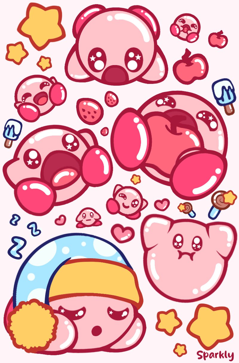 Kirbies, Kirbies and Kirbies. Kirby wallpaper