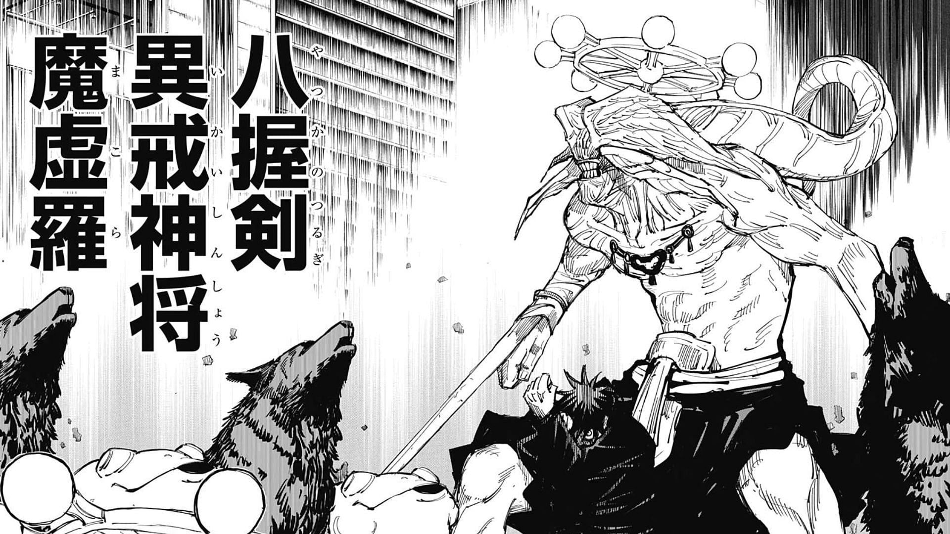 Jujutsu Kaisen chapter 229: Gojo forces Sukuna to unleash Mahoraga after a mortal blow