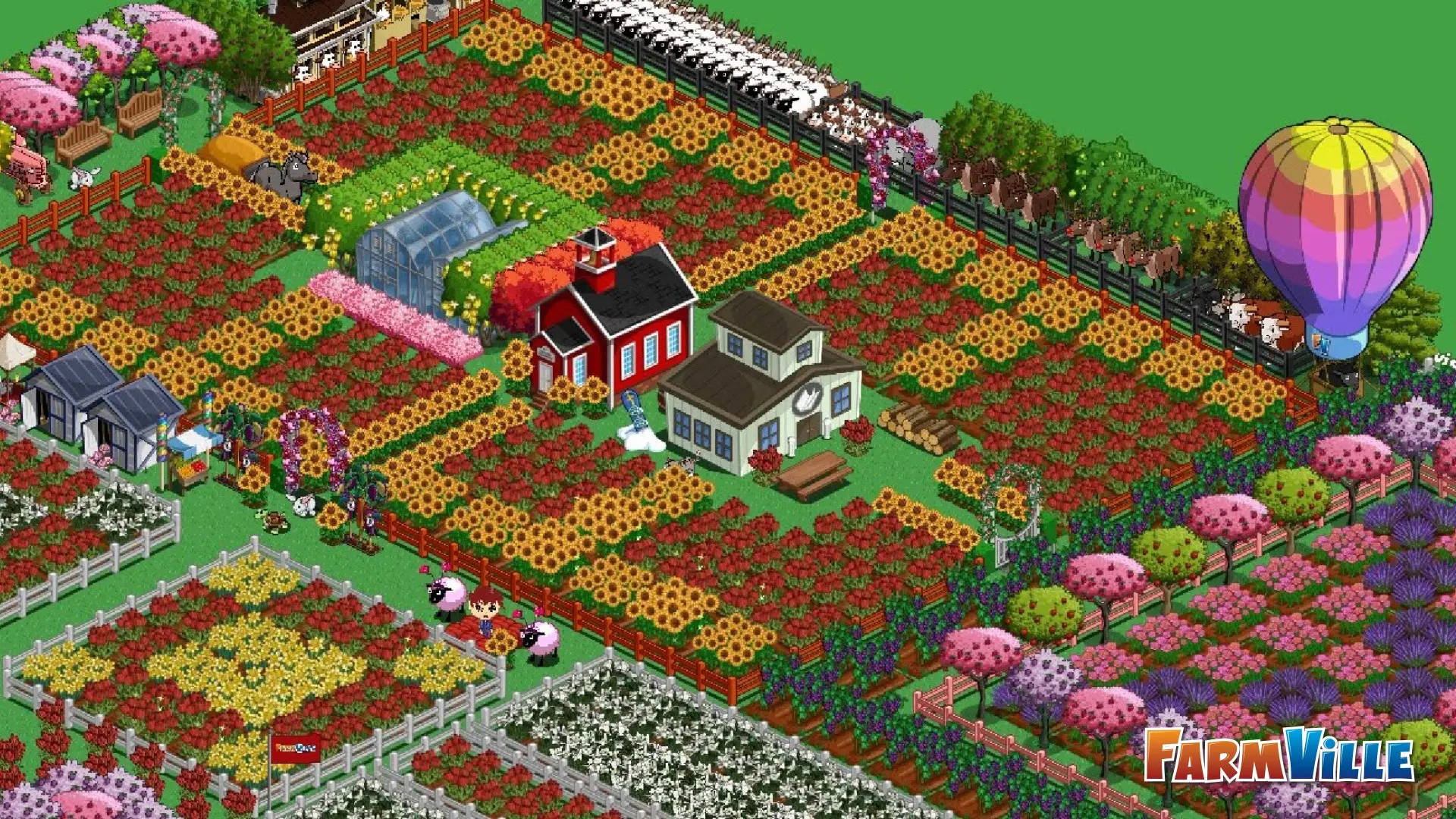 Download Flowers Farmville Wallpaper