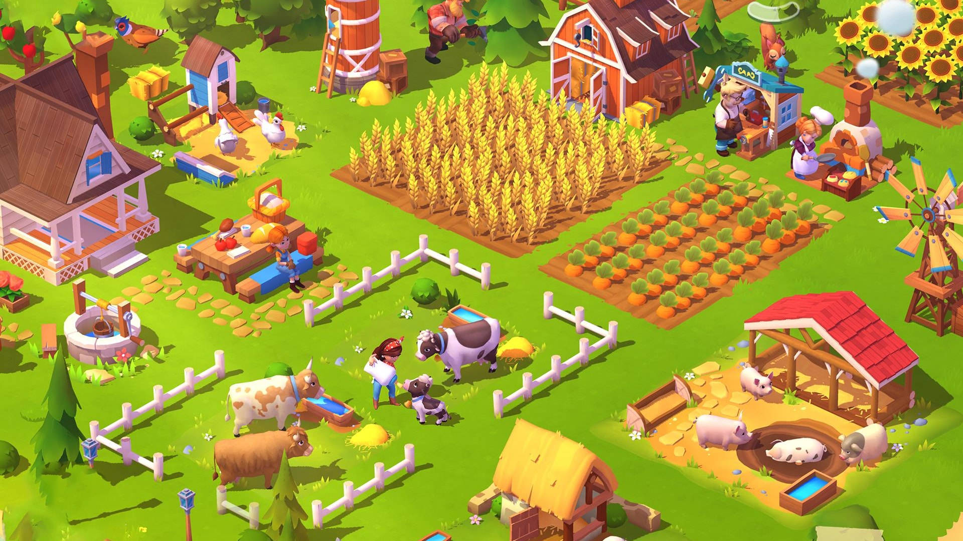 Download Farmville Cropping Wallpaper