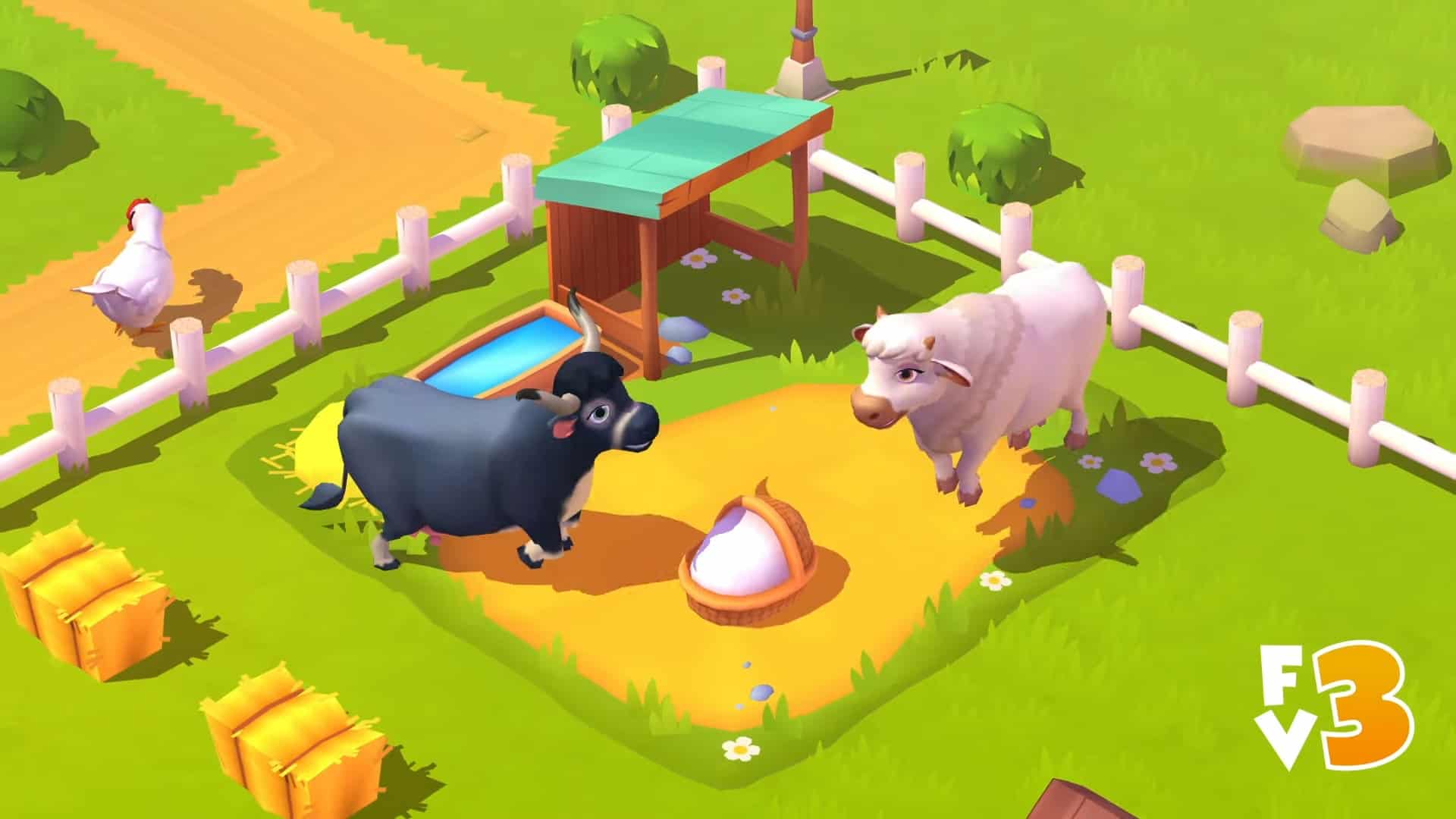 Zynga gives fans their first look at Farmville 3 and its cute animals
