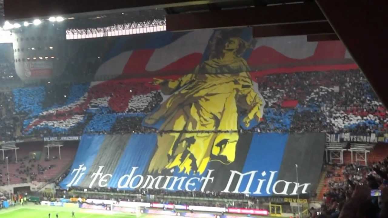 1080p Coreografia LIVE Curva Nord 69 te dominet Milan
