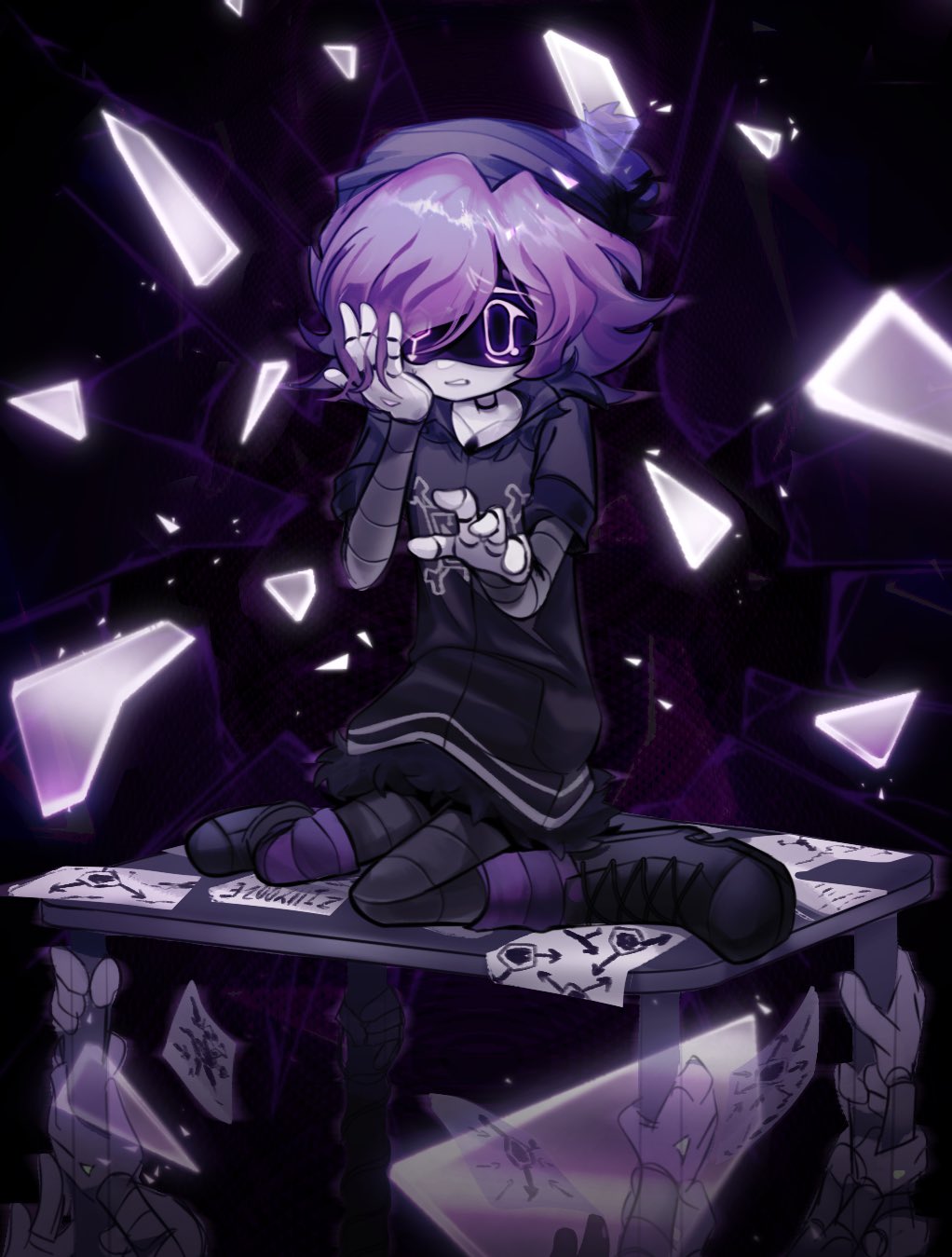 Uzi, please sit normal. Murder Drones