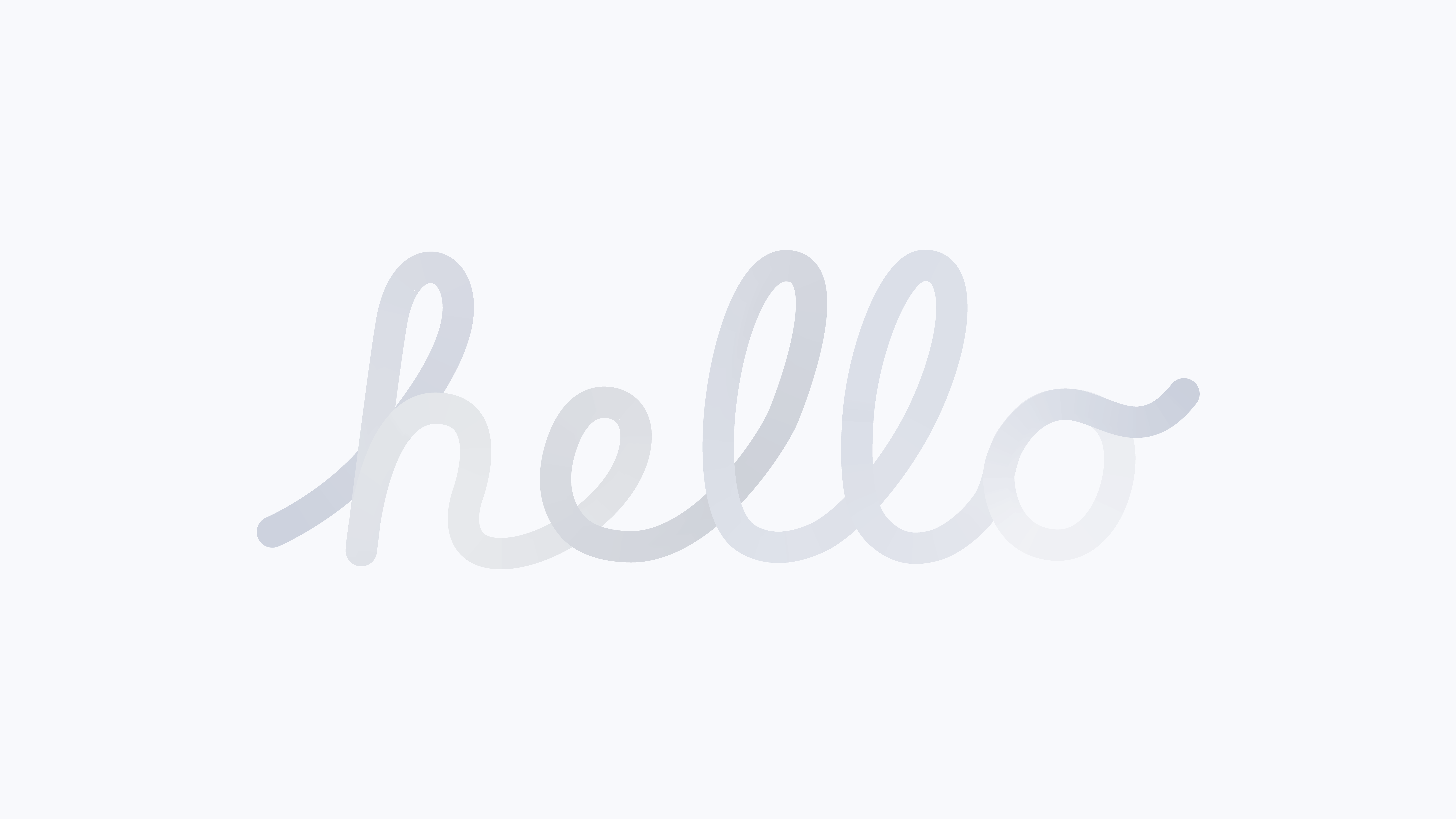 A user asked where I got the Hello wallpaper in my setup post, and I actually made it myself. Wanted to share the download link with everyone here in case they also