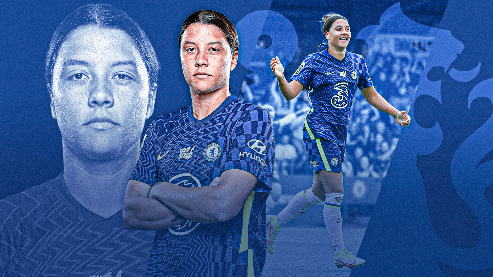 Chelsea Women striker Sam Kerr crowned FWA Women's Footballer of the Year