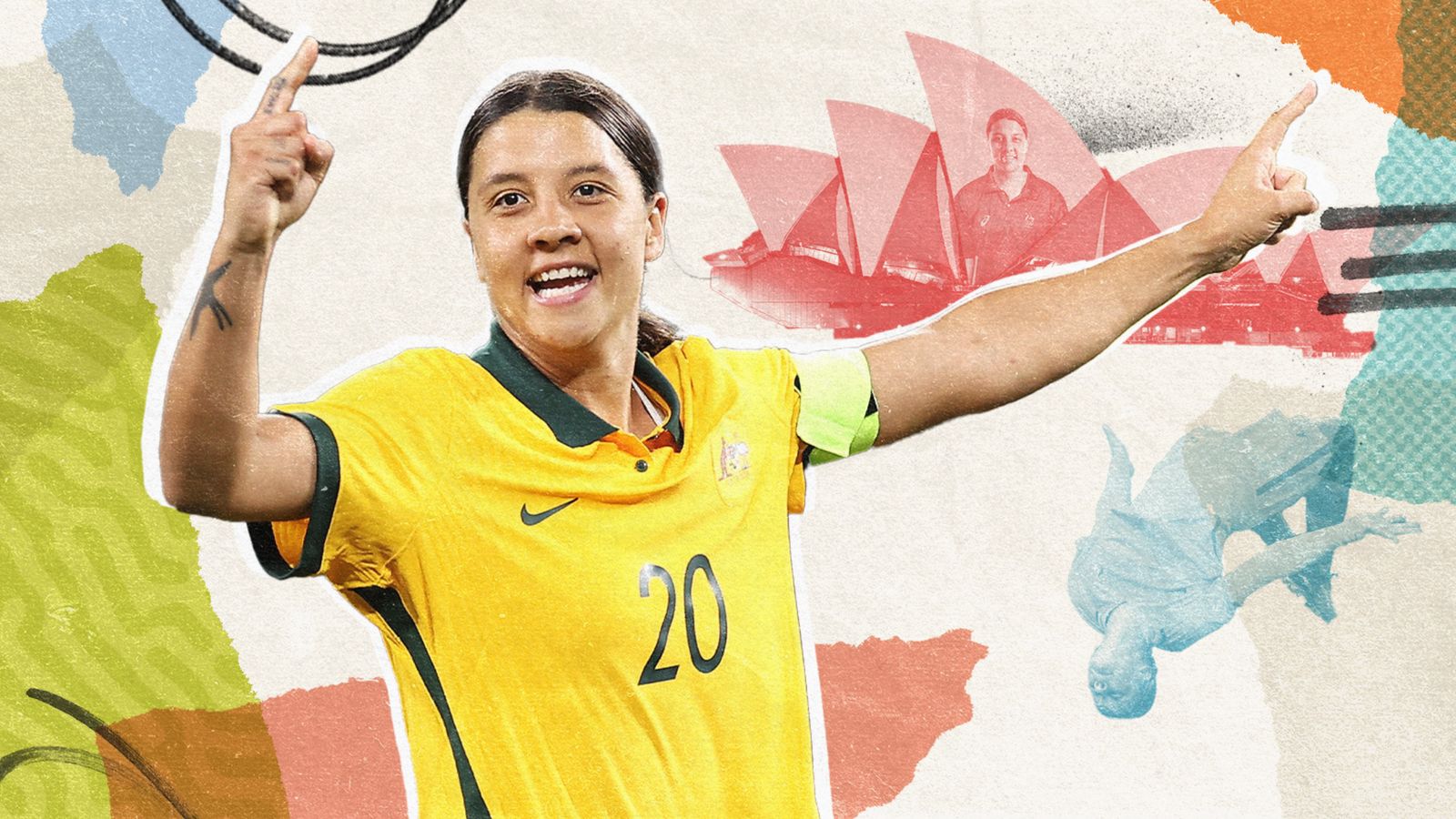 Sam Kerr: the superstar carrying Australia's hopes on her shoulders