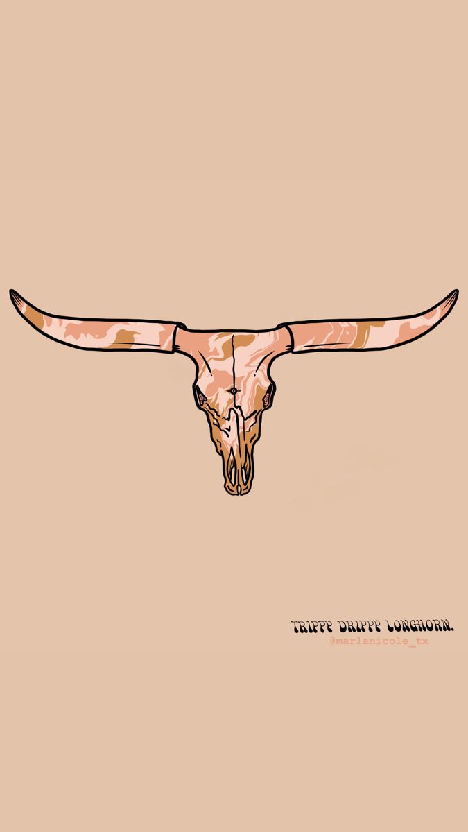 trippy #drippy #longhorn #digitalart