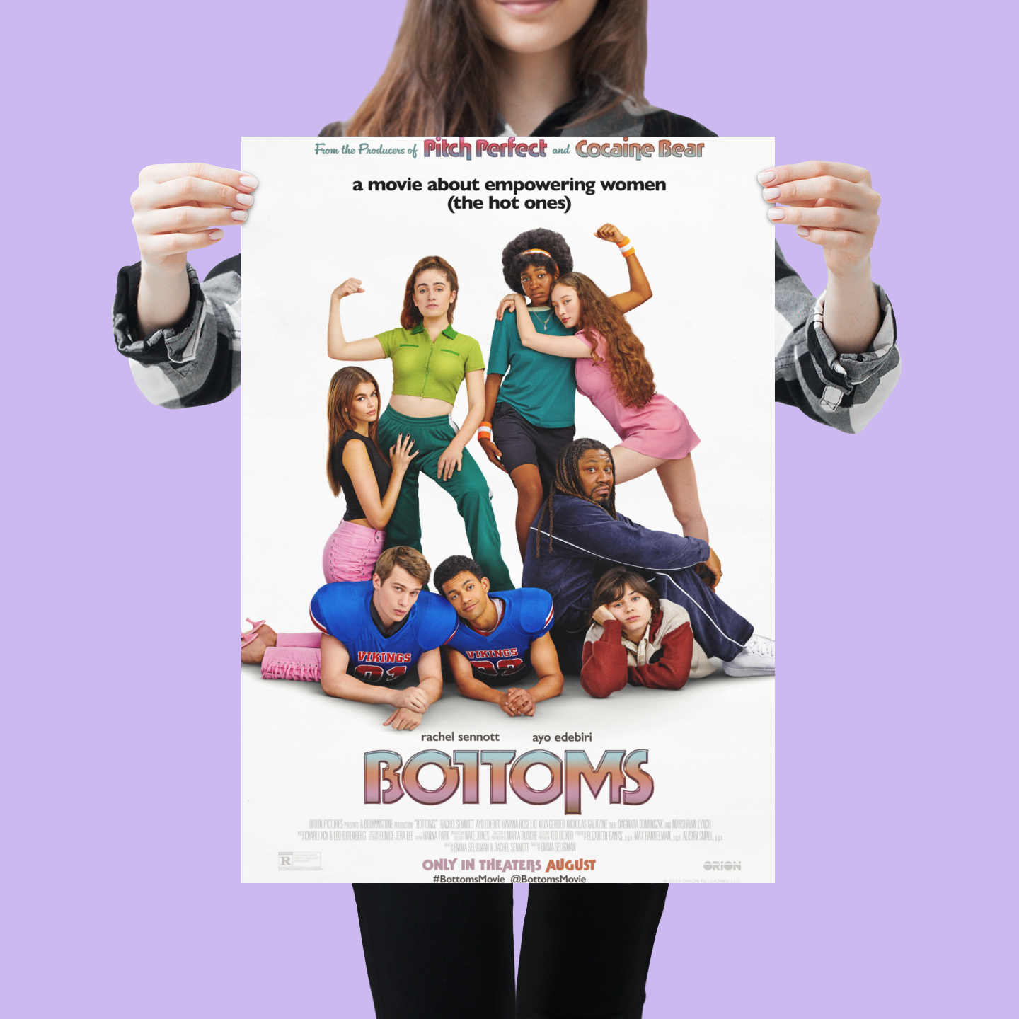 Bottoms (Rachel Sennott, Ayo Edebiri) Movie Poster