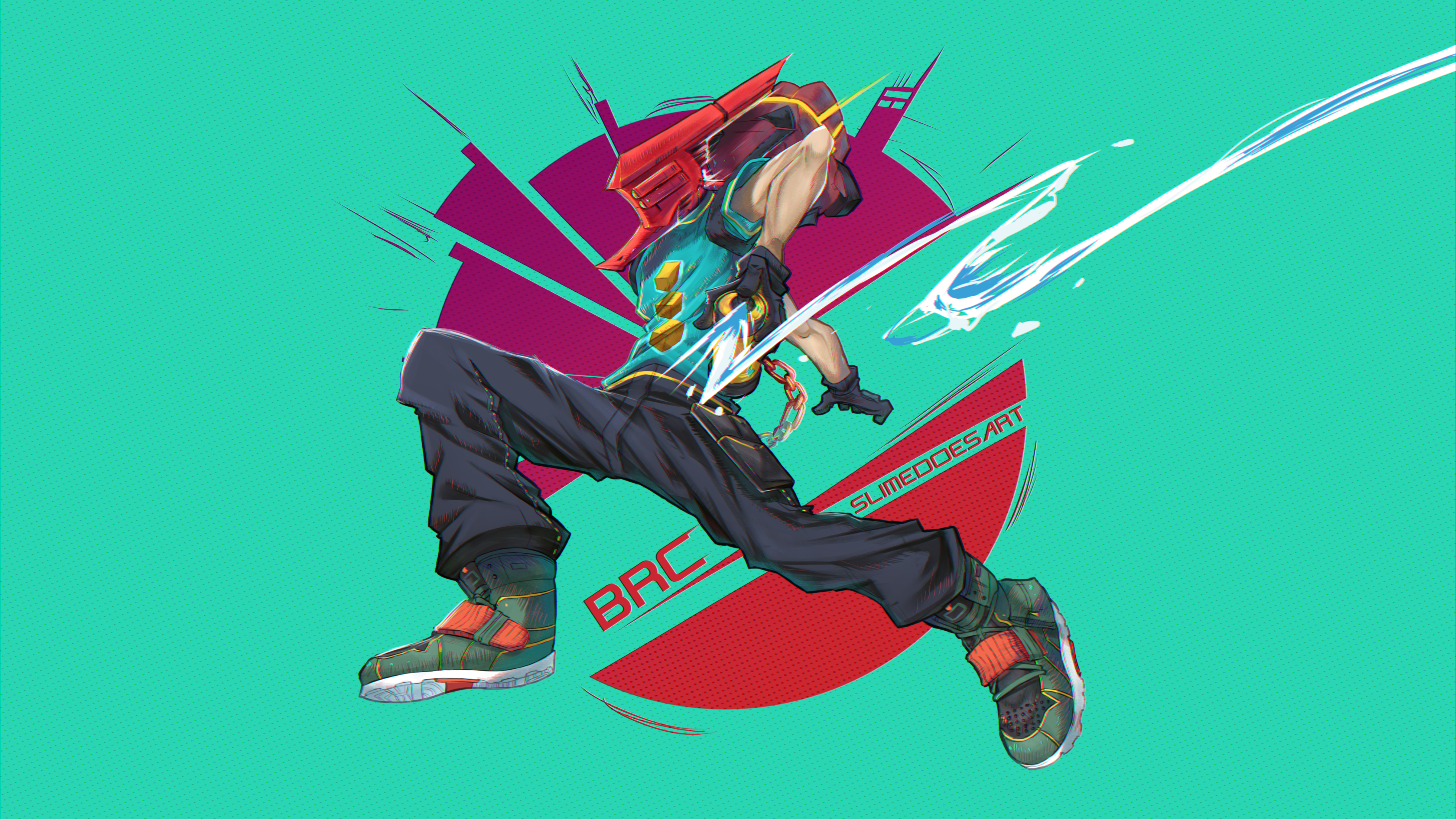 Bomb Rush Cyberfunk fanart :3