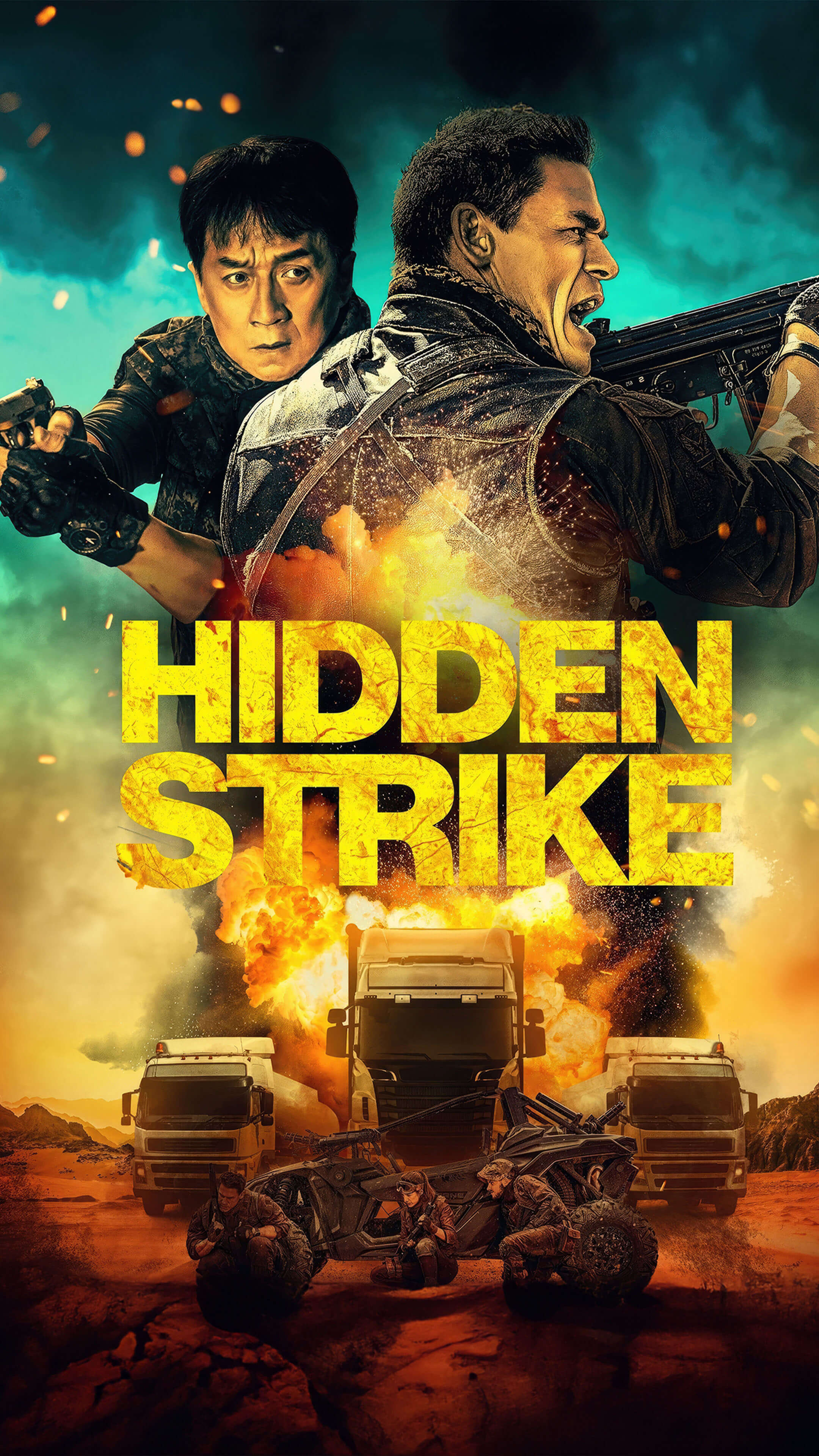 Hidden Strike Movie Poster 4K Ultra HD Mobile Wallpaper