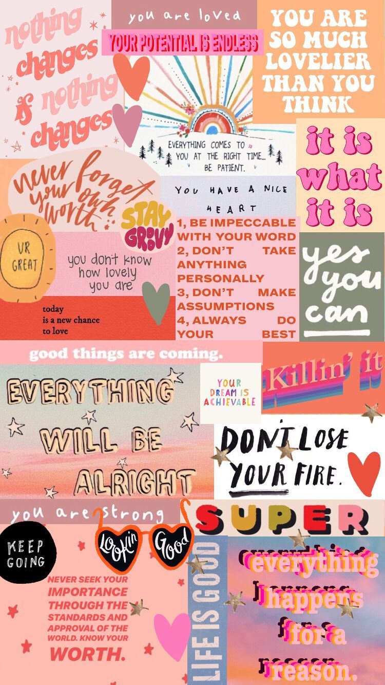 Quotes Collage Wallpaper
