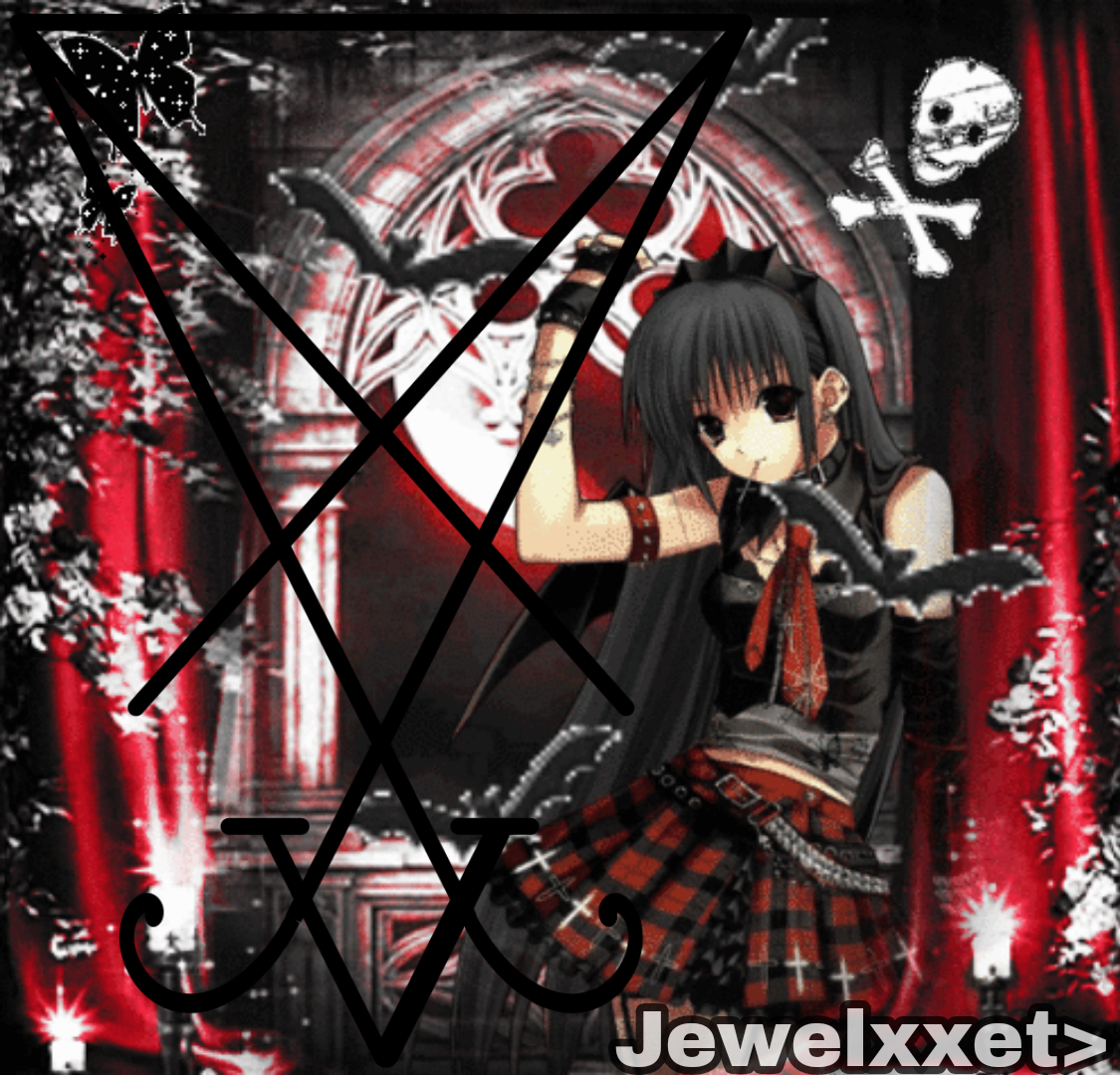 gothic pfp jewelxxet. Aesthetic anime, Anime, Character design