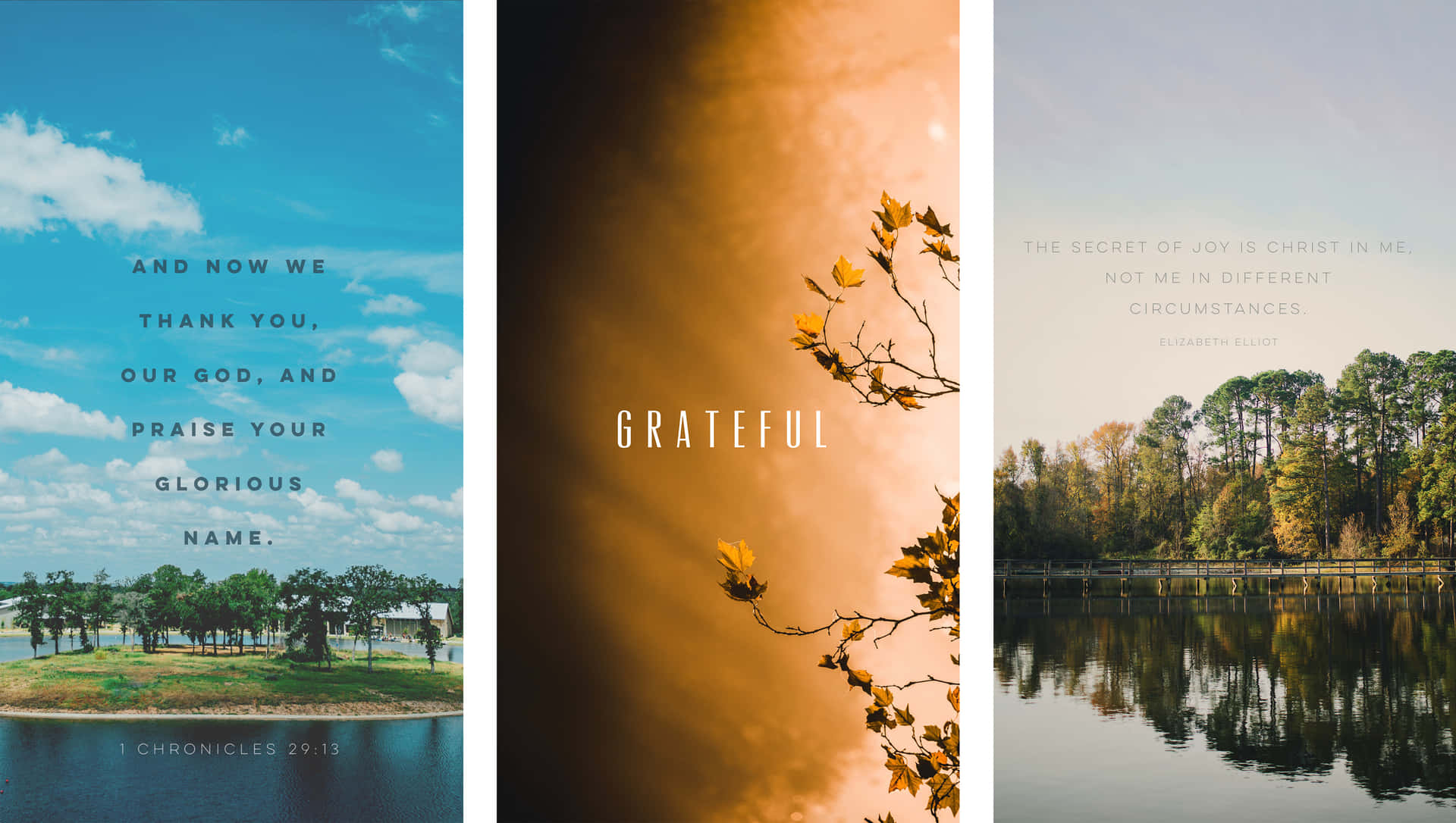 Download Important Bible Verses Collage Wallpaper