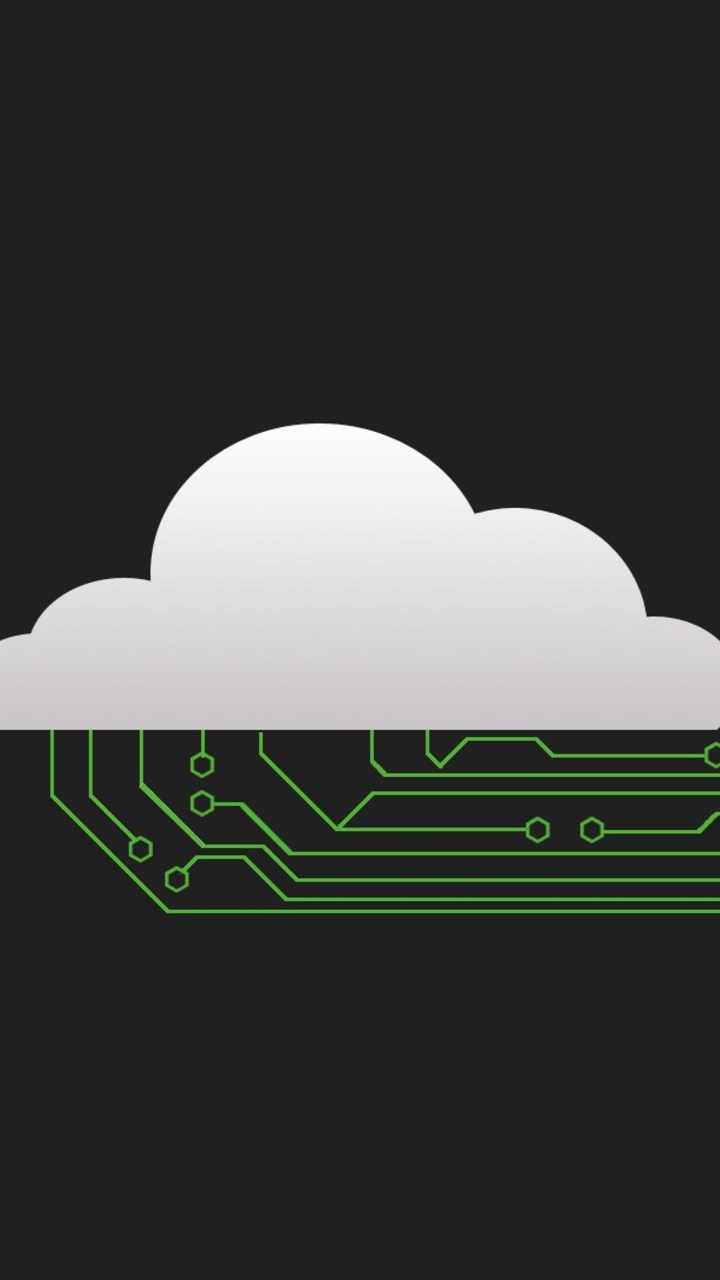 Minimalism Technology Cloud Wallpaper- [720x1280]