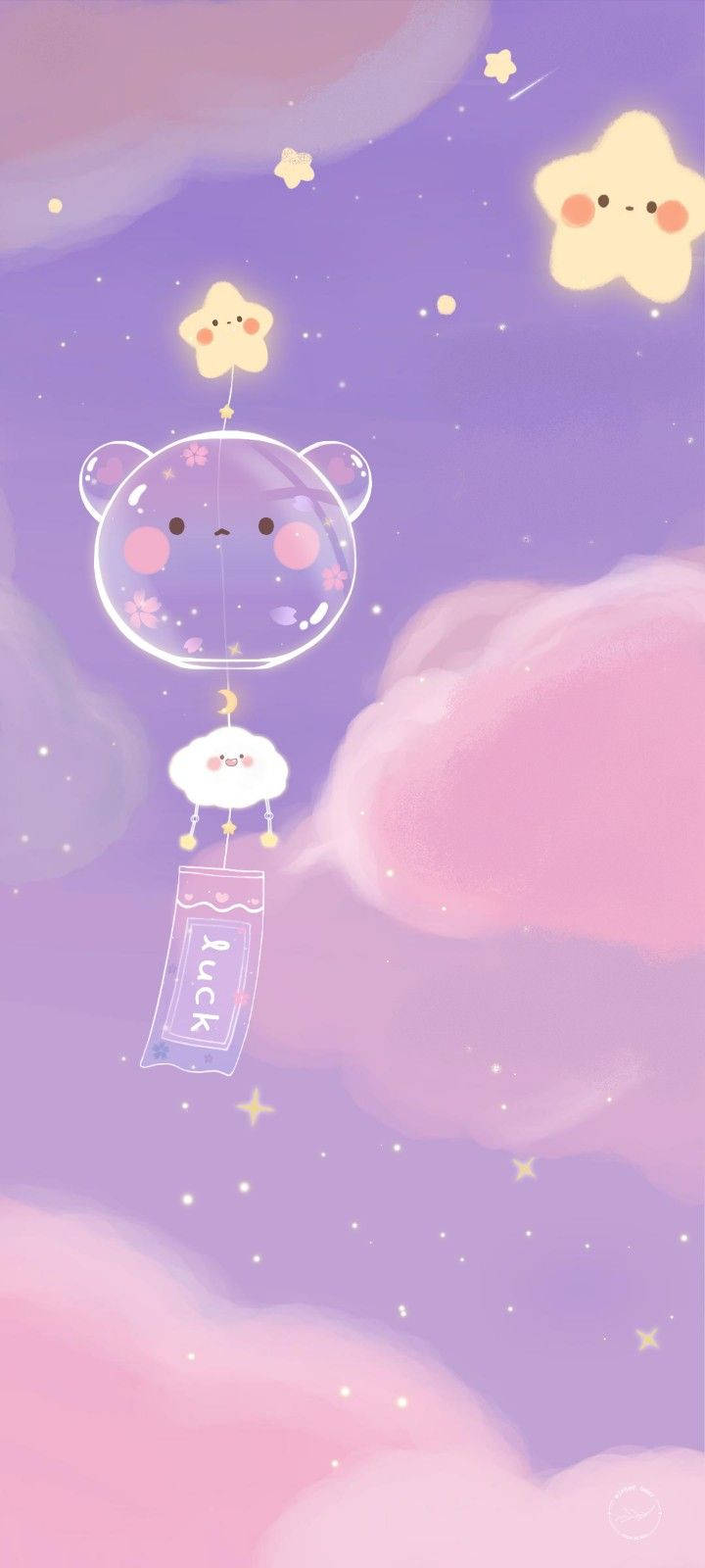 Download Little Stars Soft Aesthetic Wallpaper