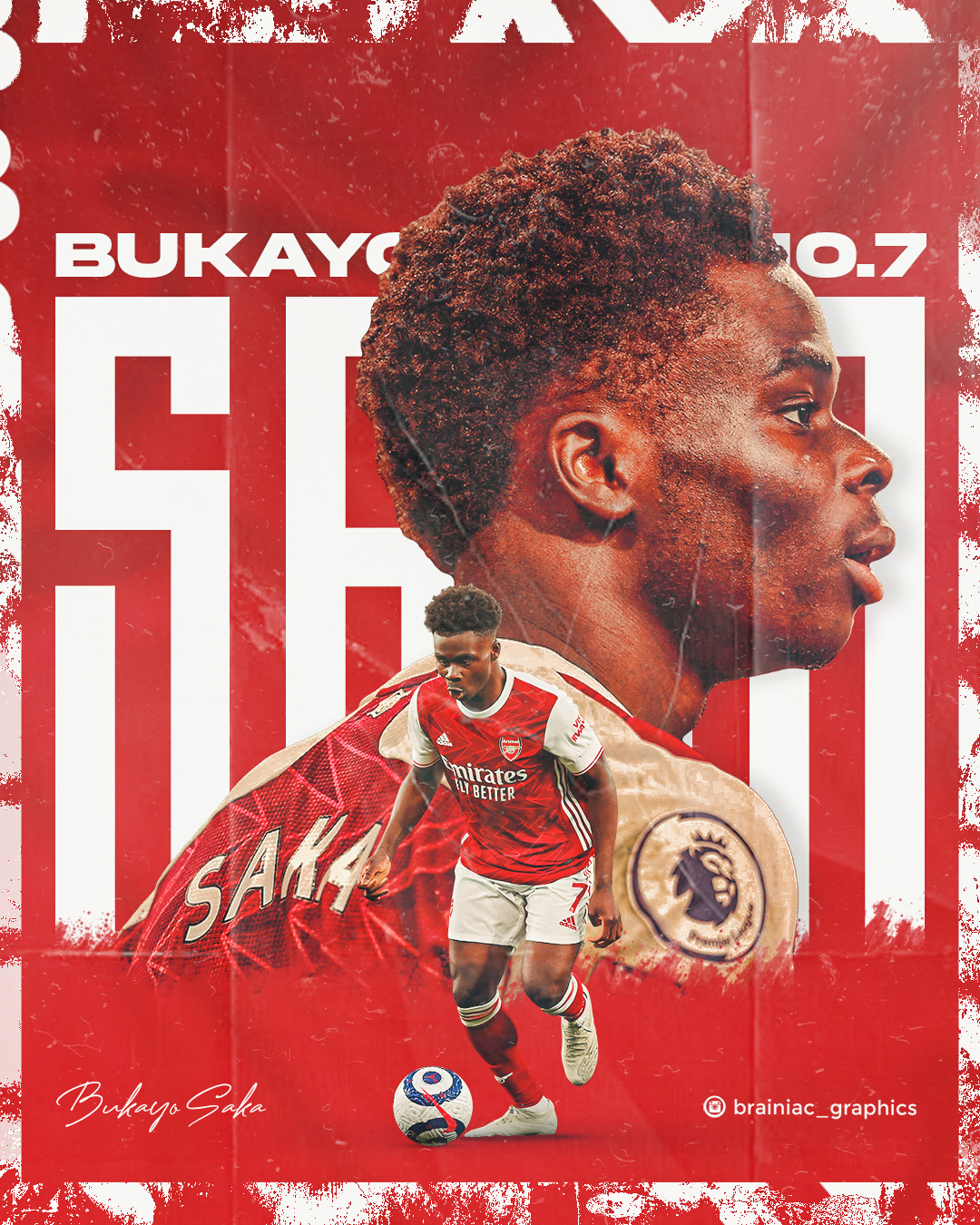 Bukayo Saka. Arsenal FC