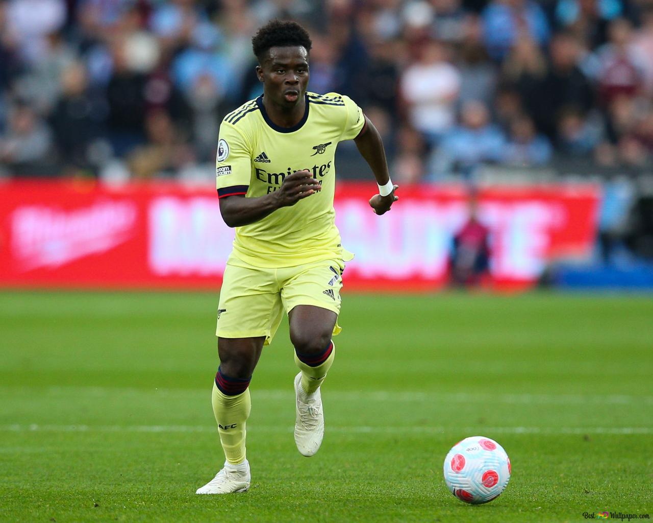 Free download Nigerian born English football player Bukayo Saka who plays for [1280x1024] for your Desktop, Mobile & Tablet. Explore Arsenal 1280x1024 Wallpaper. Arsenal Phone Wallpaper, Arsenal Wallpaper, Nike Arsenal Wallpaper