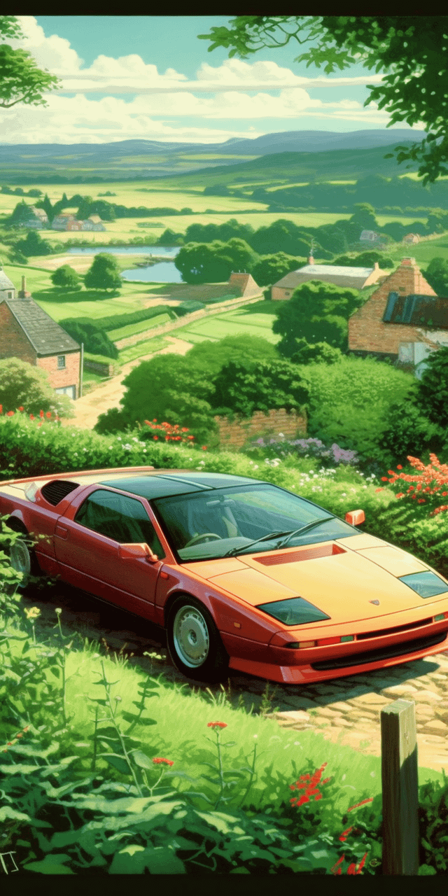 Some 90's car themed phone wallpaper