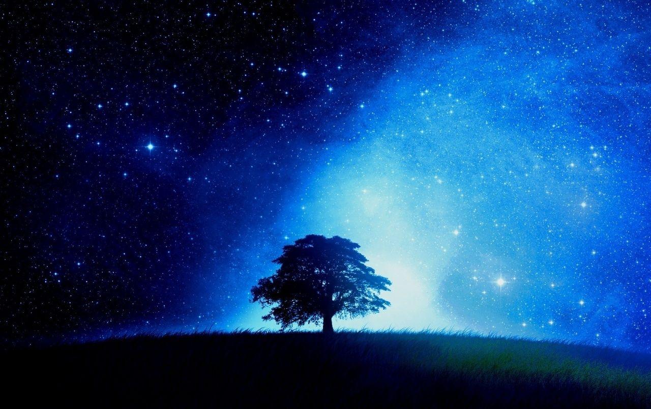 Galaxy Tree Wallpaper