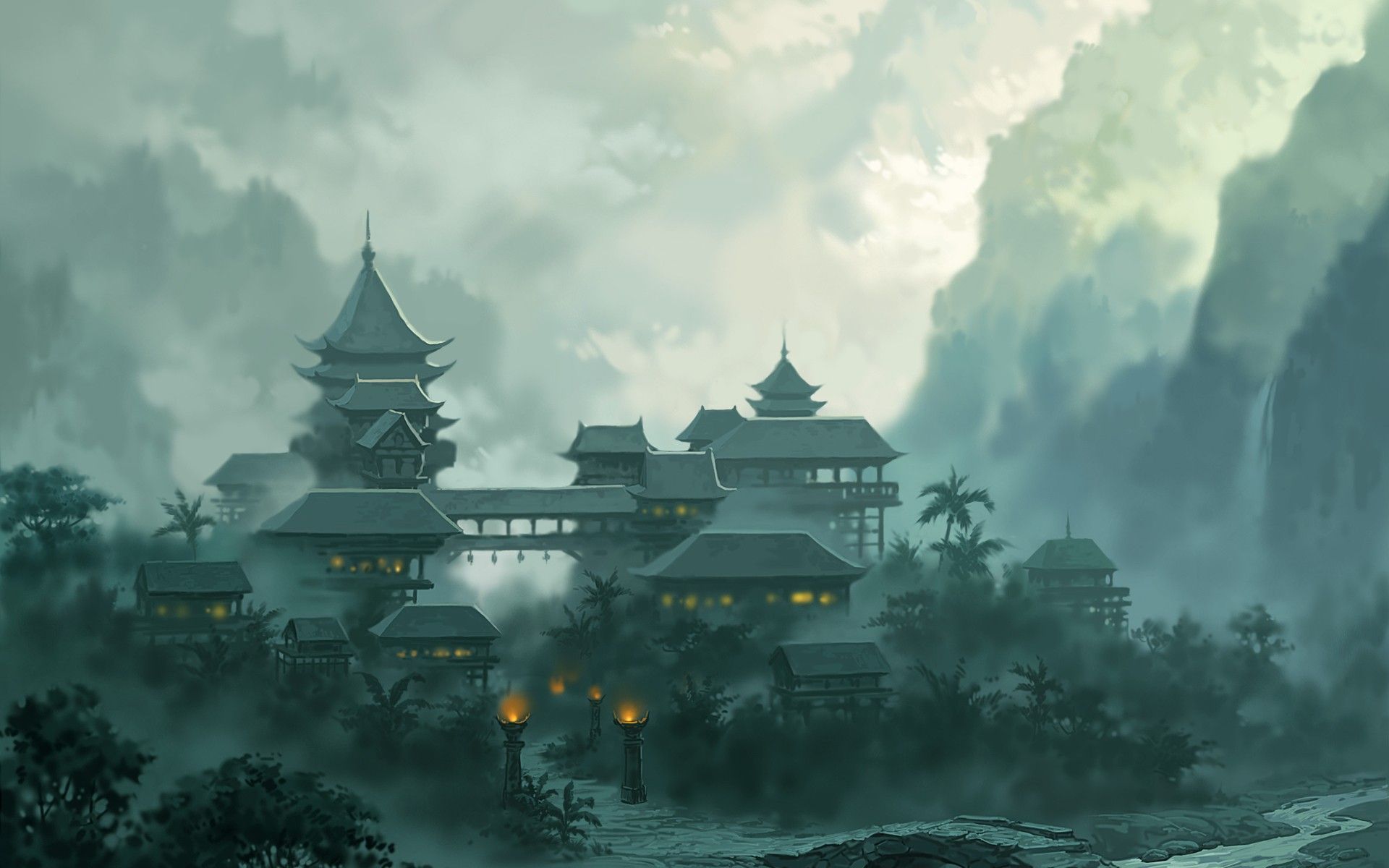 Asian Background