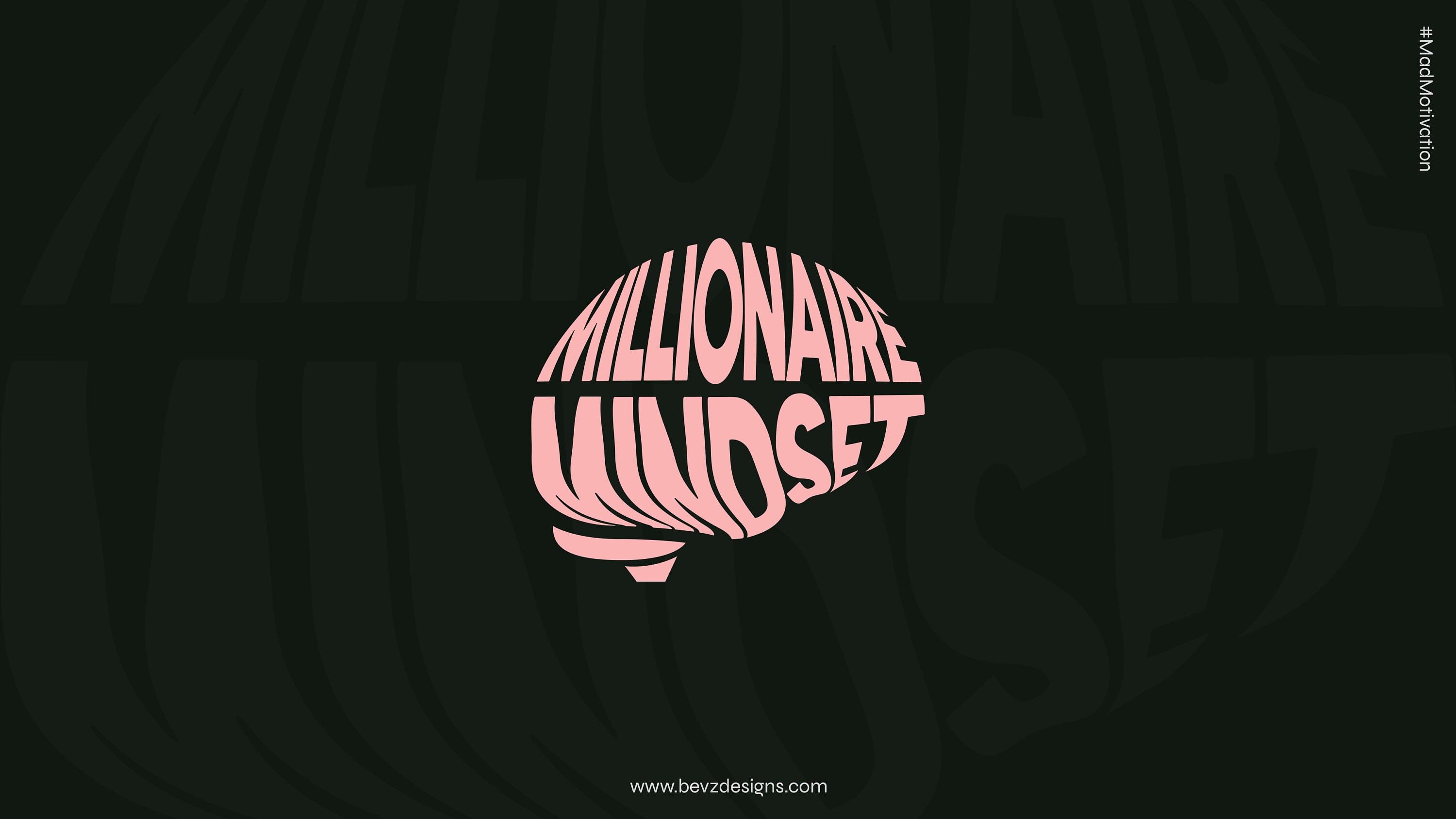 Millionaire Mindset Brain Motivational 1080p 4k PC Desktop