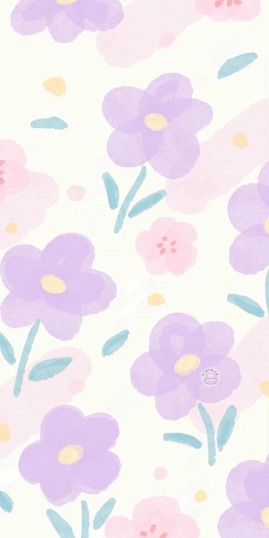 Wallpaper. Cute flower wallpaper, Cute wallpaper, iPhone wallpaper kawaii