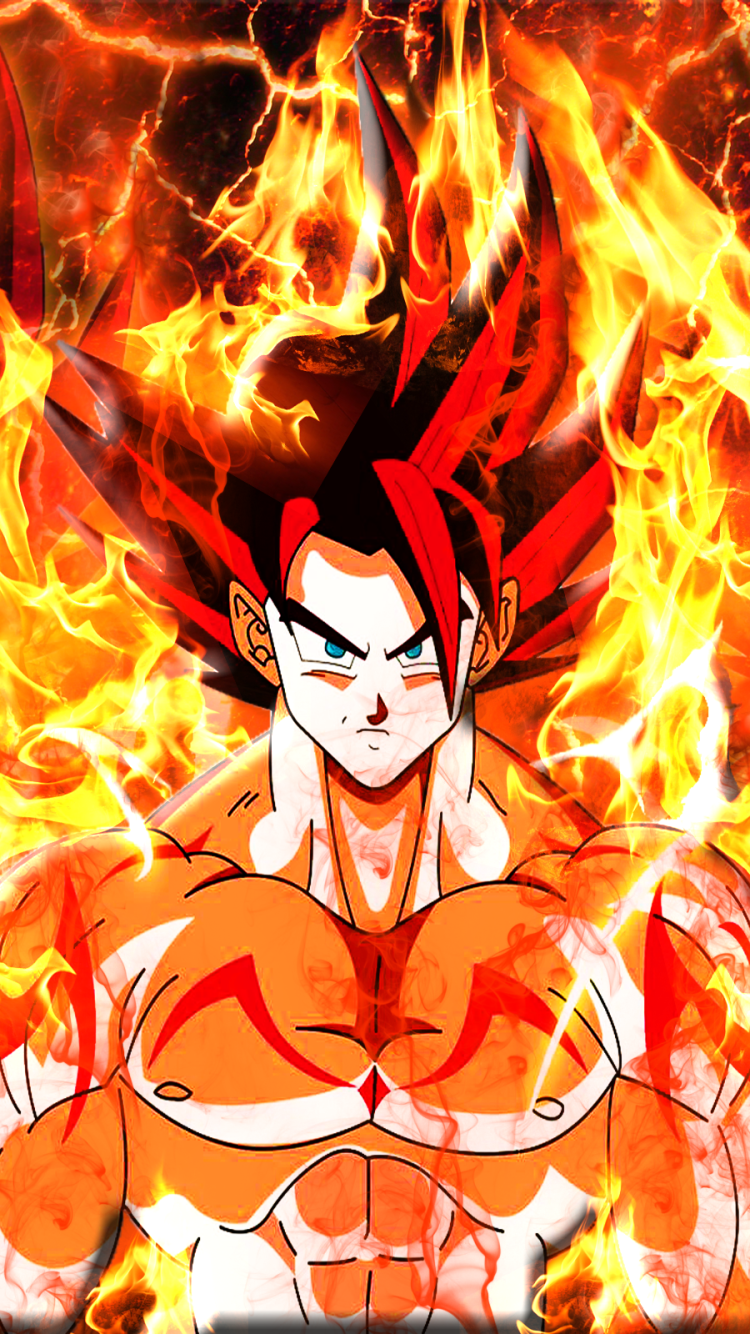 Wallpaper / Anime Dragon Ball Super Phone Wallpaper, Goku, 750x1334 free download