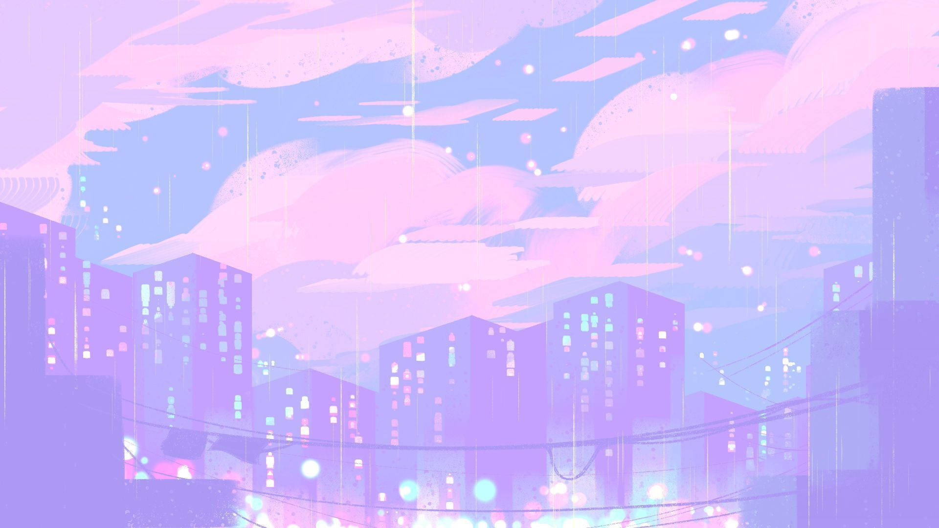 Purple Aesthetic Anime Wallpaper