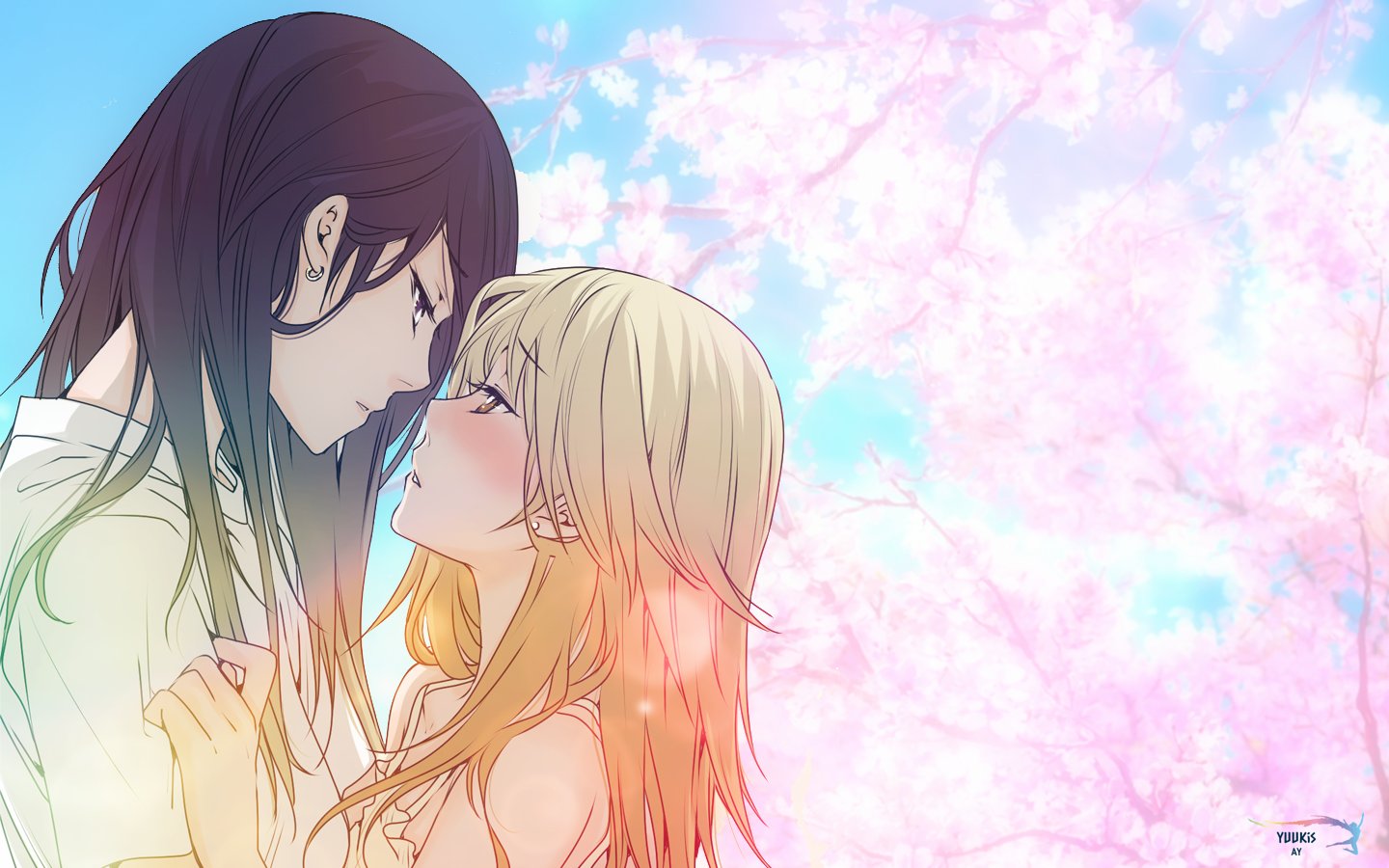 Yuis World and Lynn. #wallpaper #pulse #manga #yuri #girlslikegirls #ratanasatis
