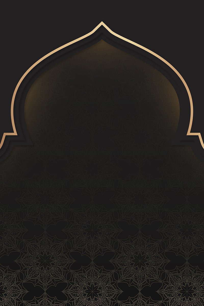 Black Background Islamic Image. Free