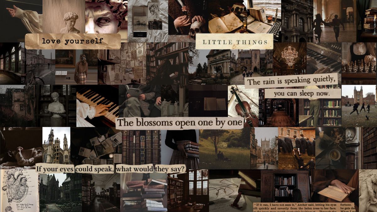 dark academia desktop wallpaper <3. Dark academia wallpaper, Laptop wallpaper quotes, Desktop wallpaper art