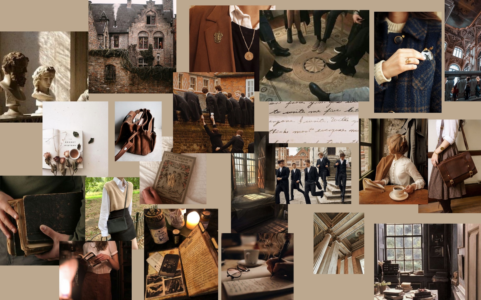 Dark Academia Background Wallpaper Download