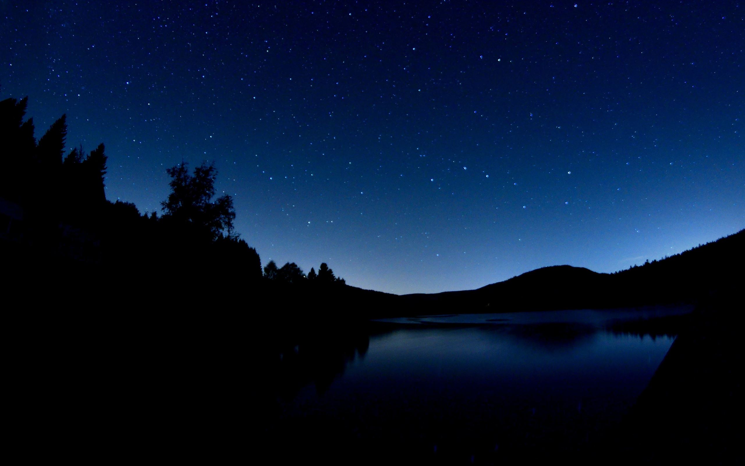 dark blue evening MacBook Air Wallpaper Download