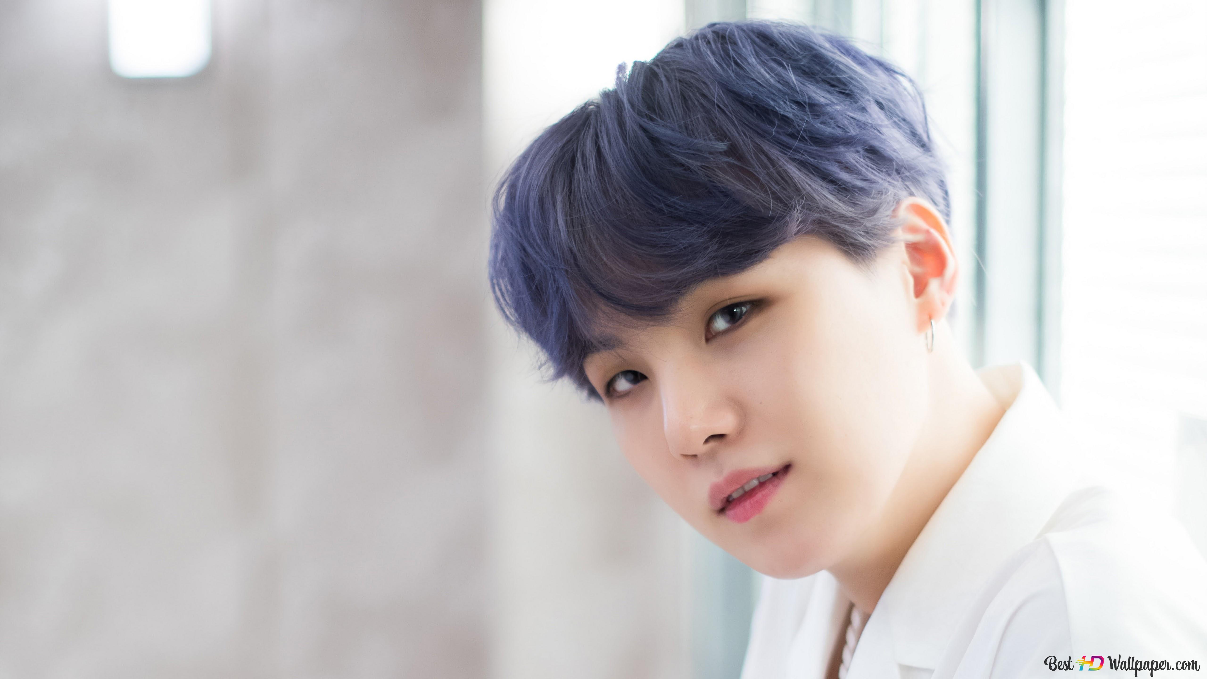 BTS [Bangtan Boys] Suga in 'Boy With Luv' MV Shoot 4K wallpaper download