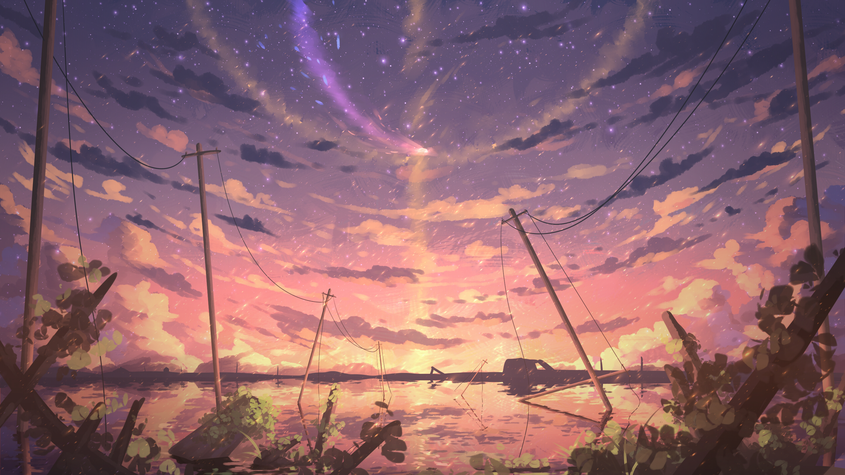 Anime Sky HD Wallpaper and Background