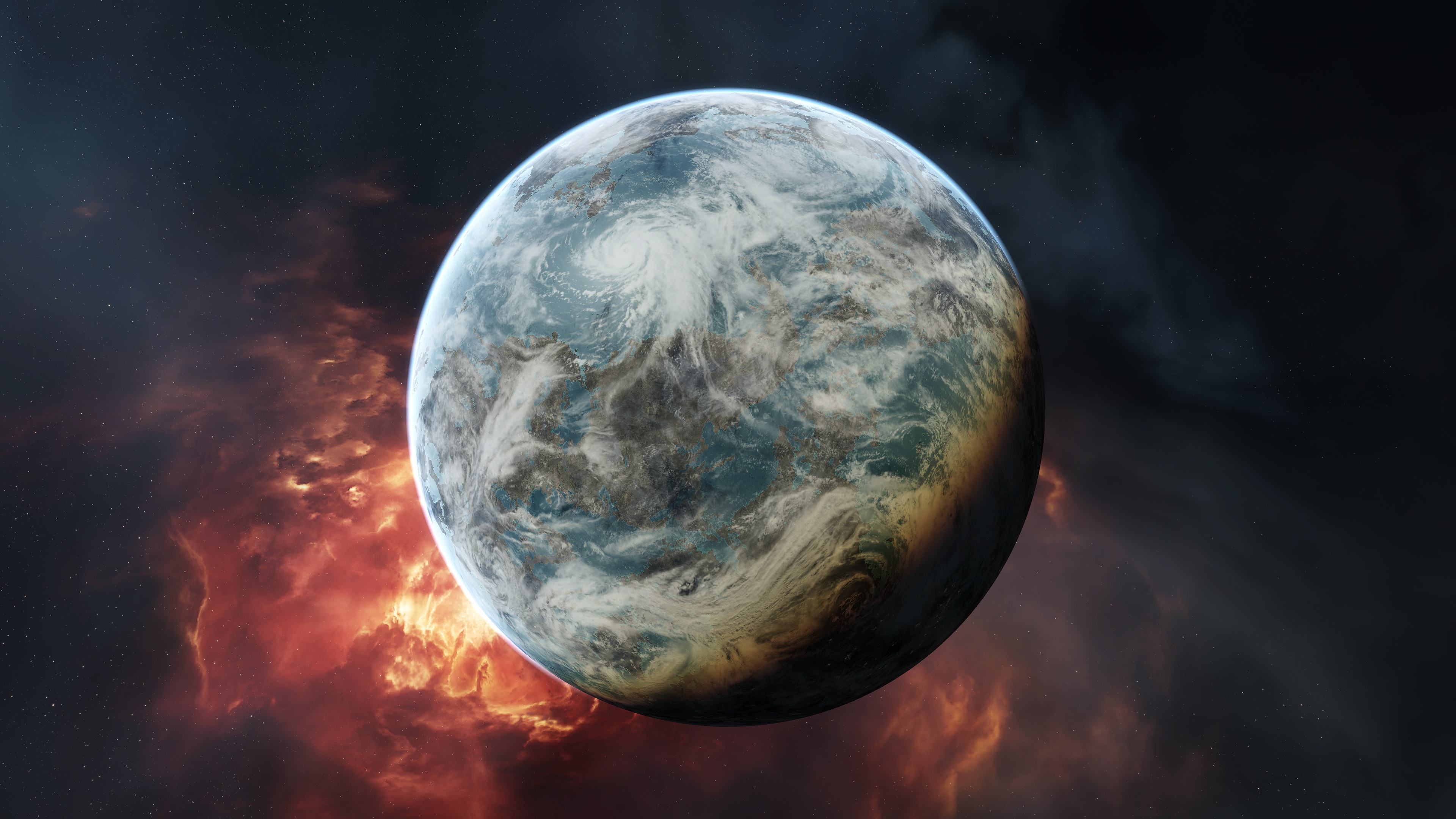 Sci Fi Planet 4k Ultra HD Wallpaper