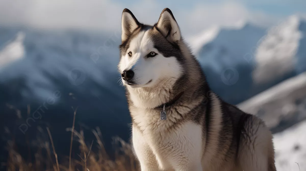 Snowy Mountain Background, Picture