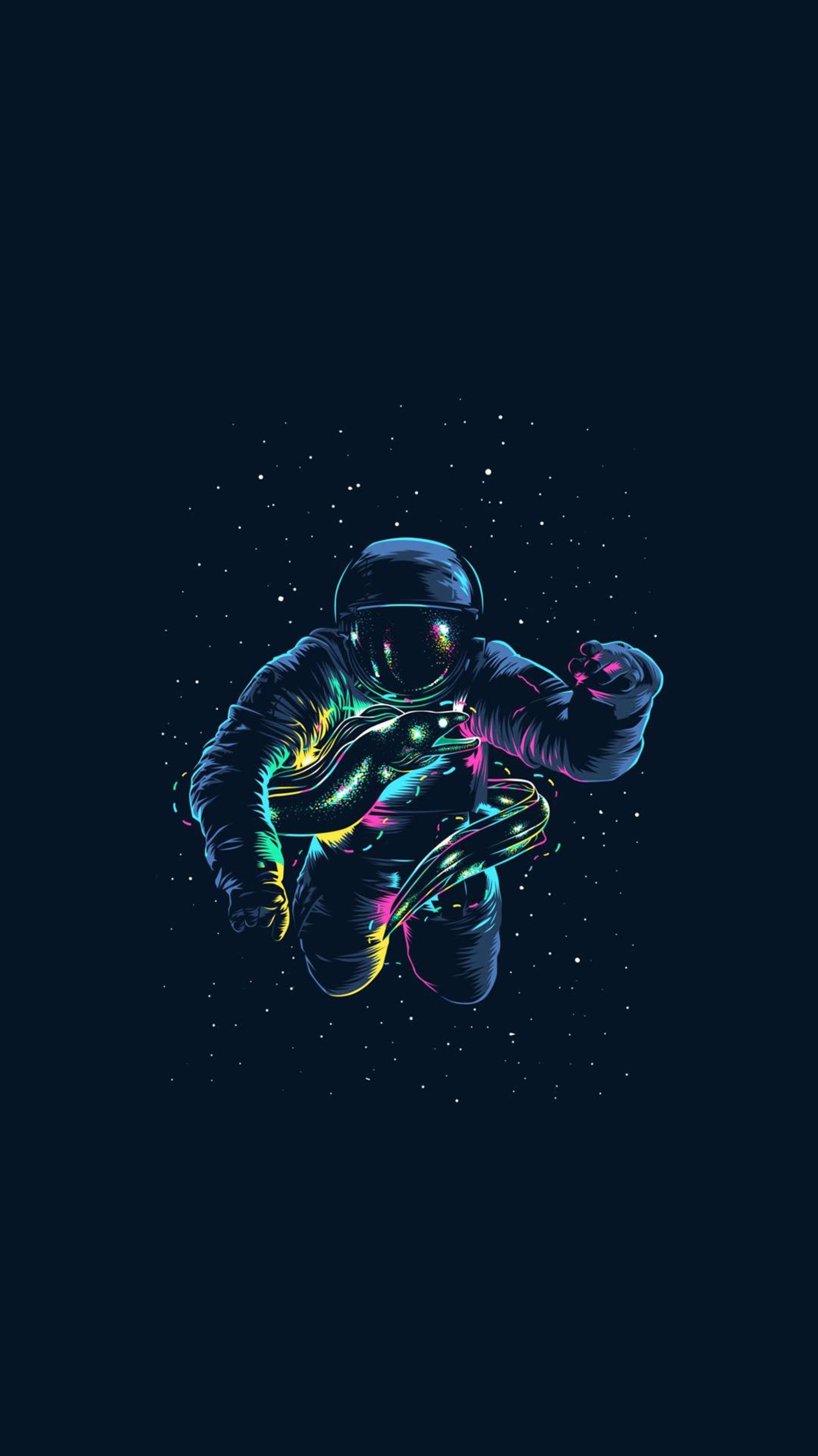 Free download Colorful Astronaut 4K Phone Wallpaper [2160x3840] for your Desktop, Mobile & Tablet. Explore Cool Astronaut Phone Wallpaper. Astronaut Wallpaper, Cool Astronaut Wallpaper, Cool Phone Wallpaper