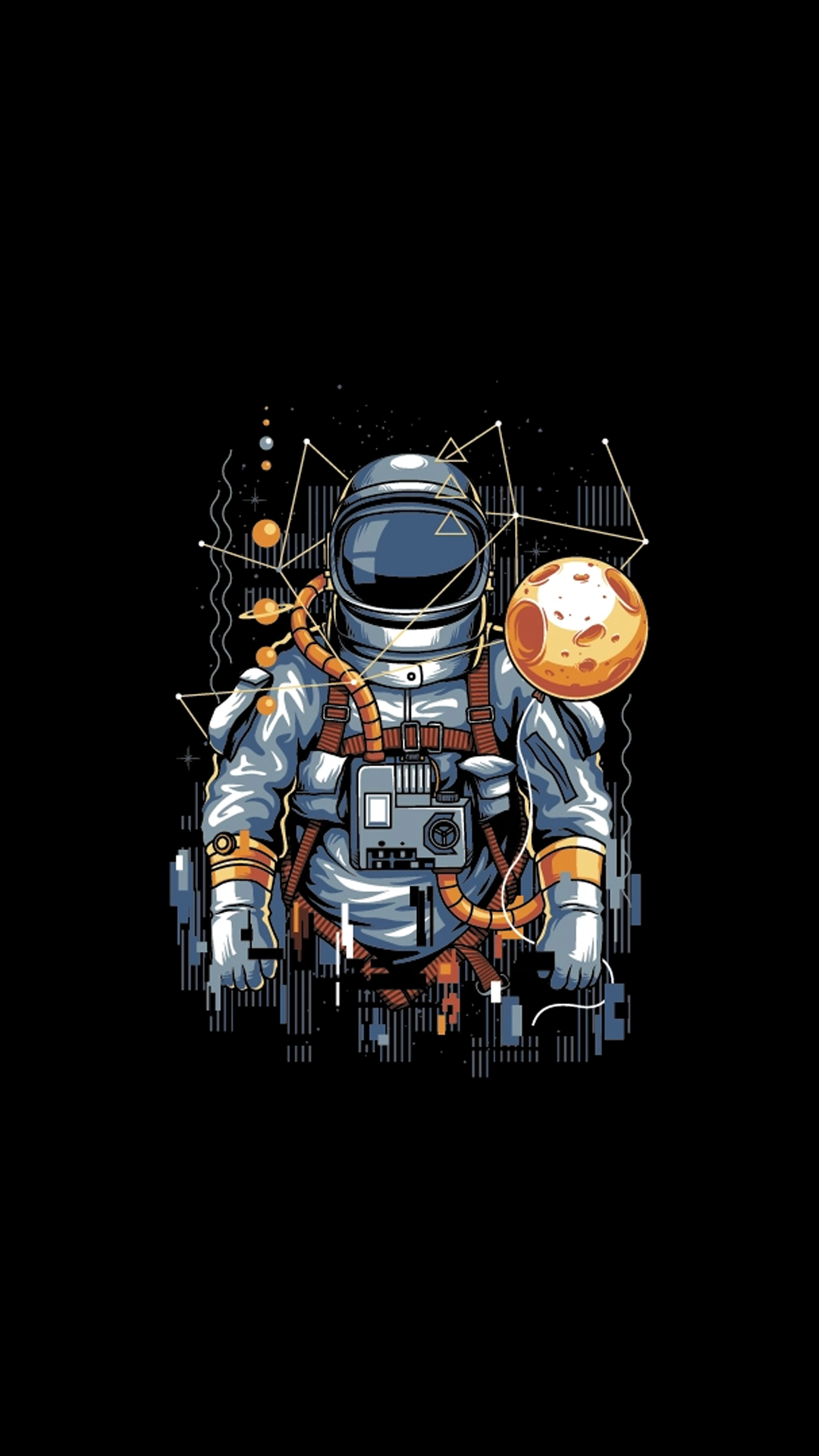 Cool Astronaut Phone Wallpaper